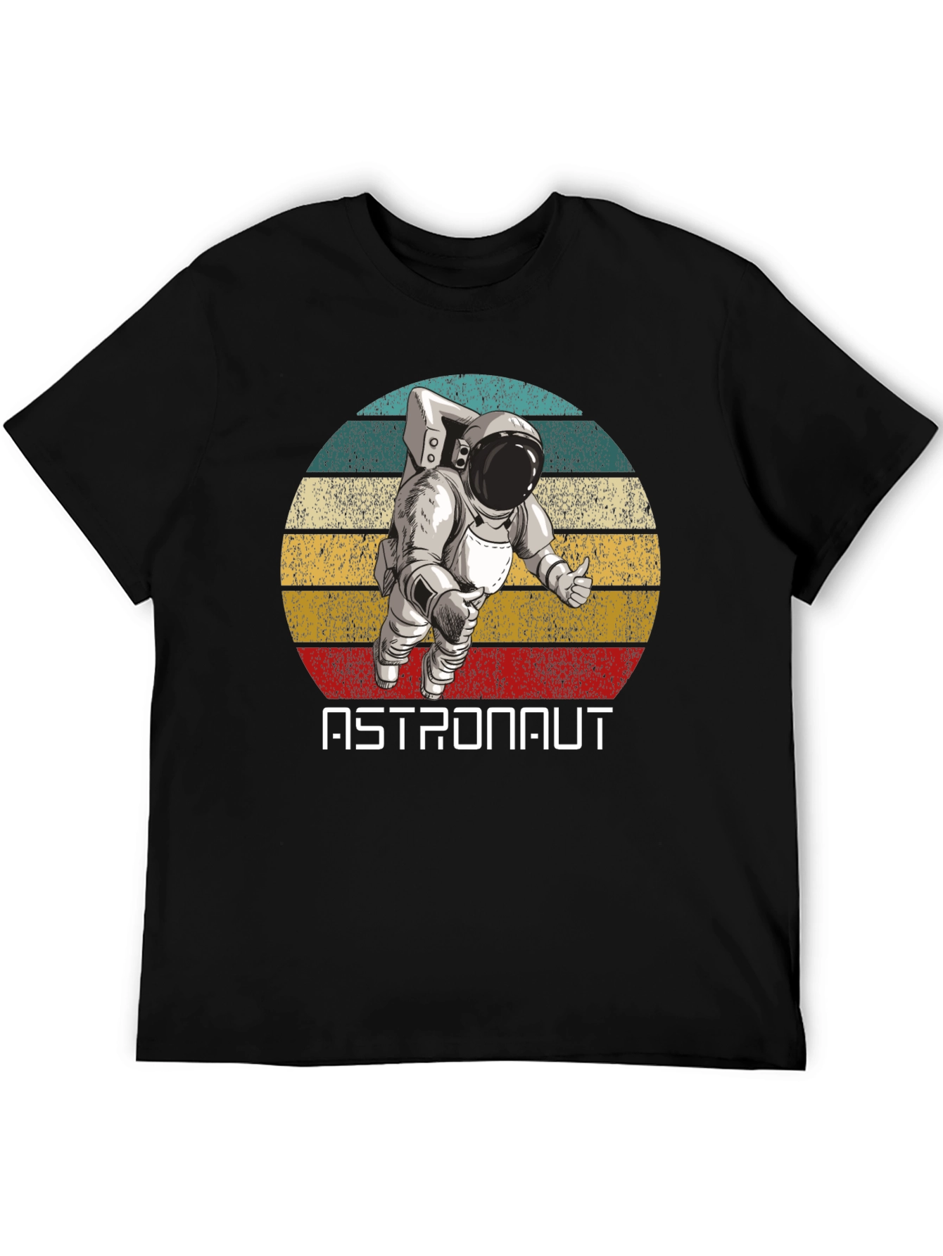 Astronaut Retro T-Shirt - Cool Space Design