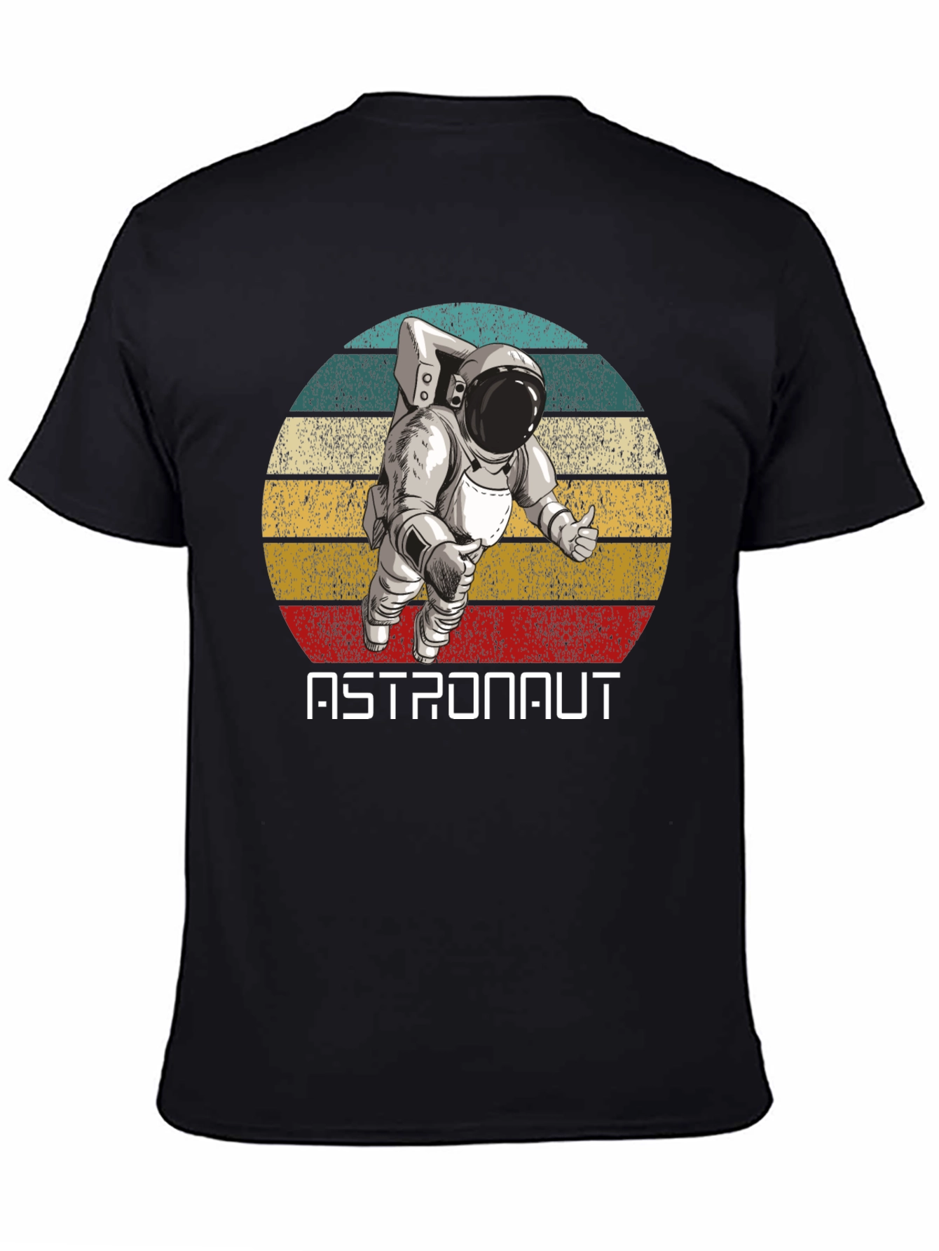 Astronaut Retro T-Shirt - Cool Space Design