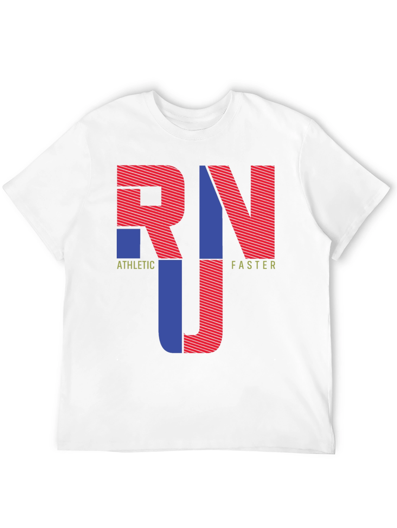 Athletic Faster Graphic Print T-Shirt