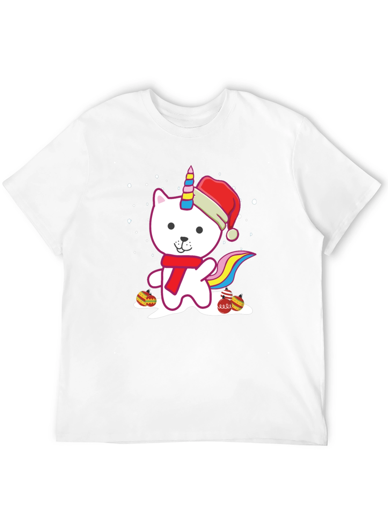 Christmas Cat Unicorn T-Shirt