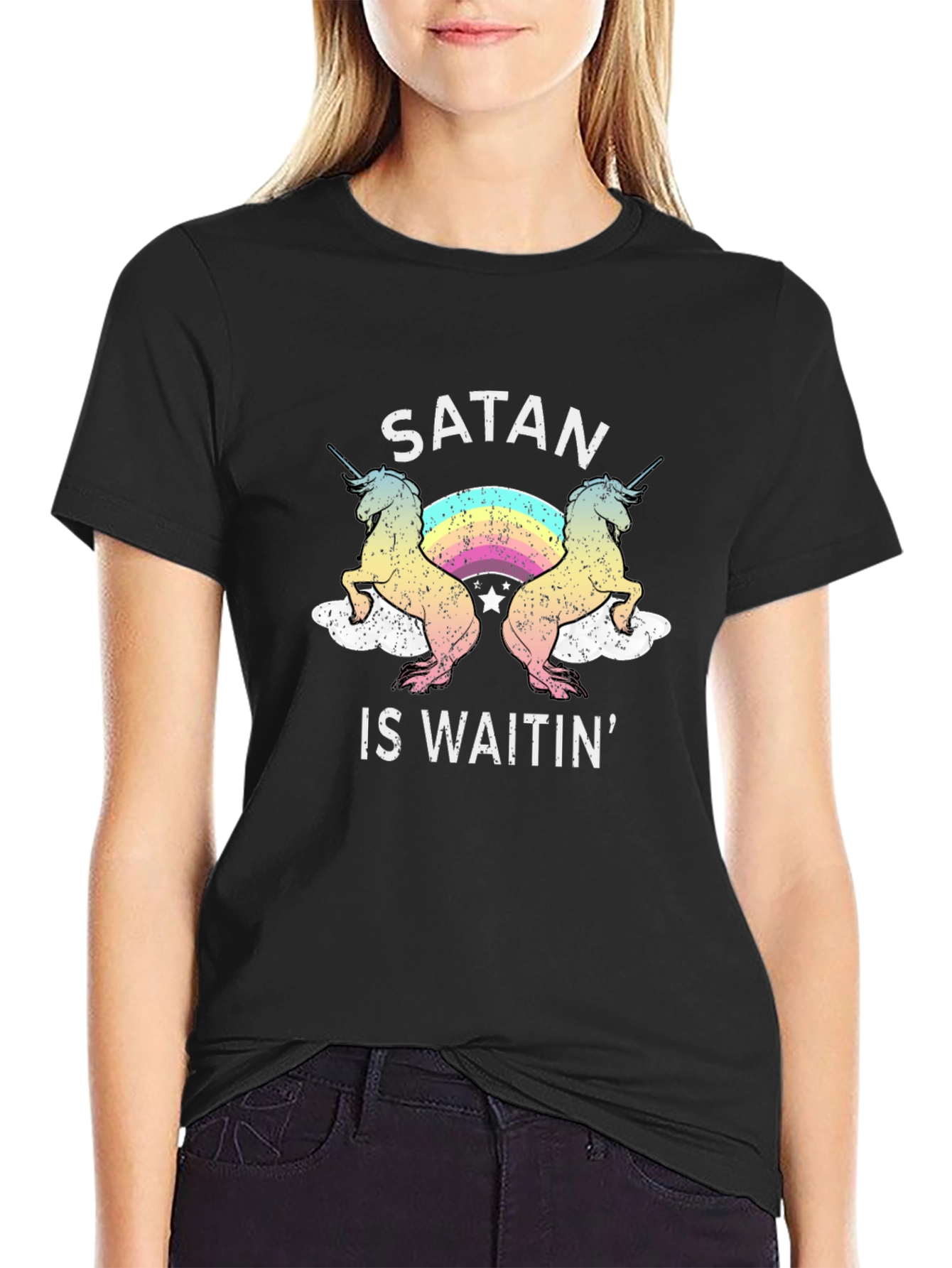 Satan is Waitin Unisex T-Shirt