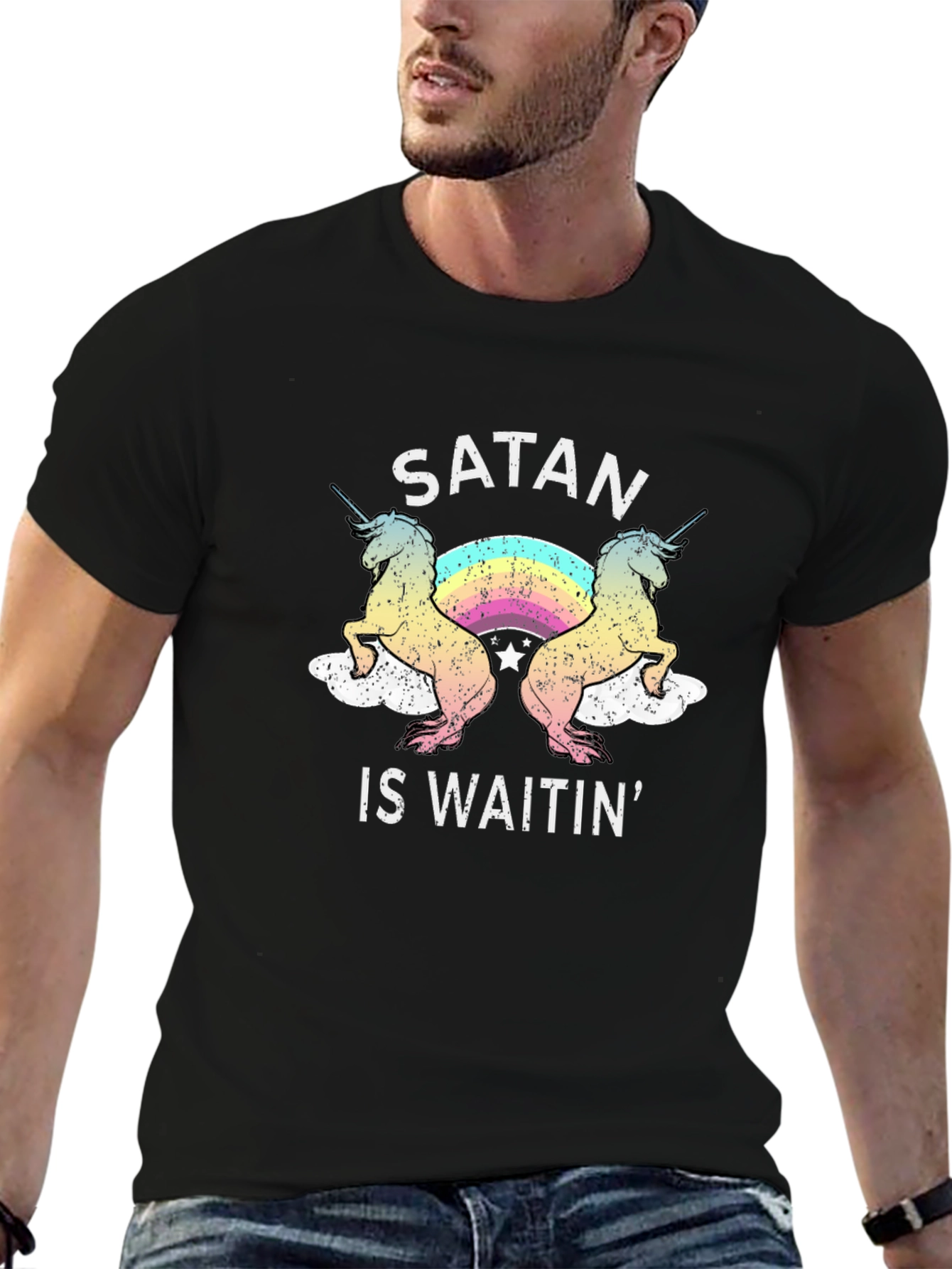 Satan is Waitin Unisex T-Shirt