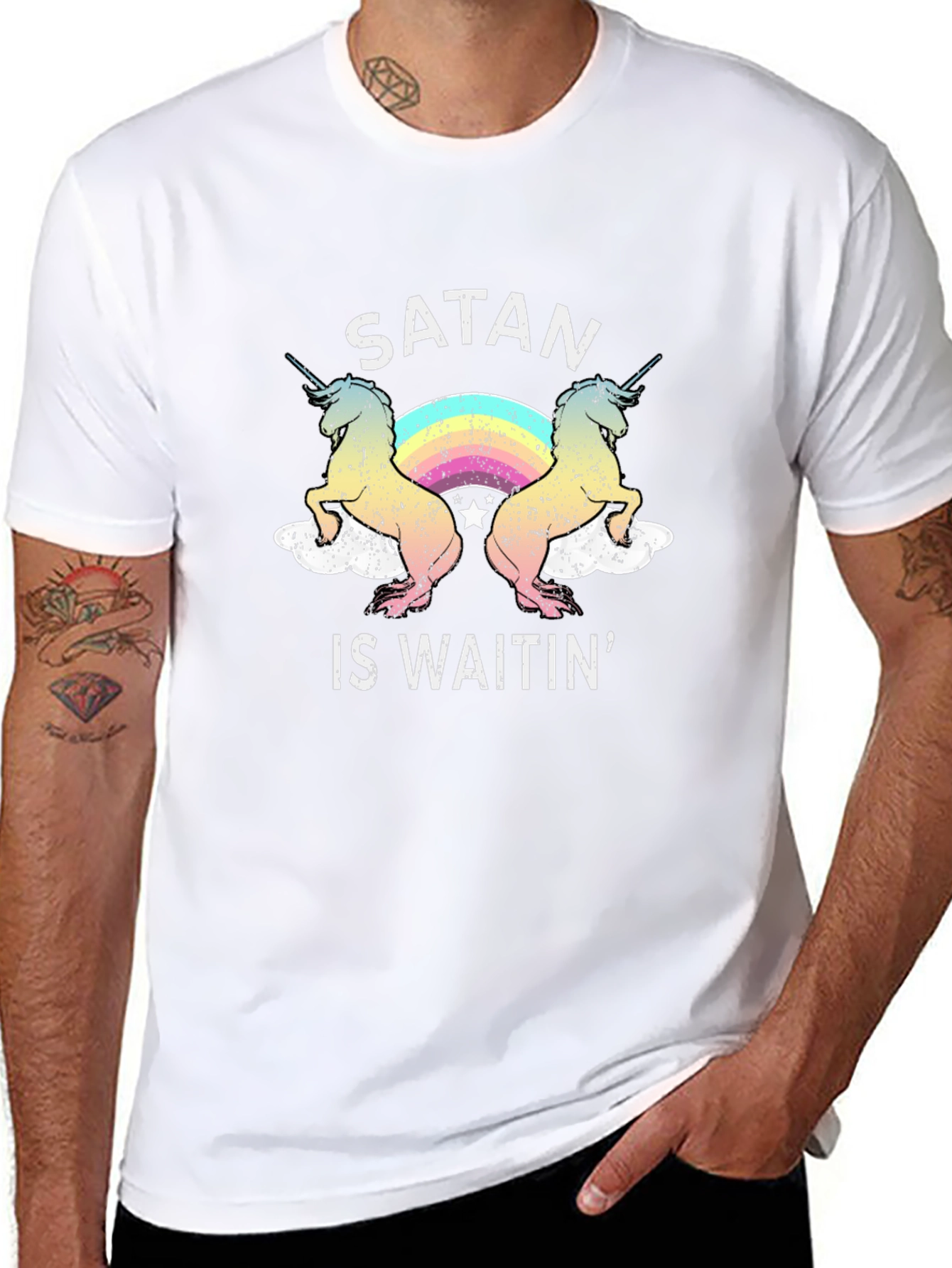 Satan is Waitin Unisex T-Shirt