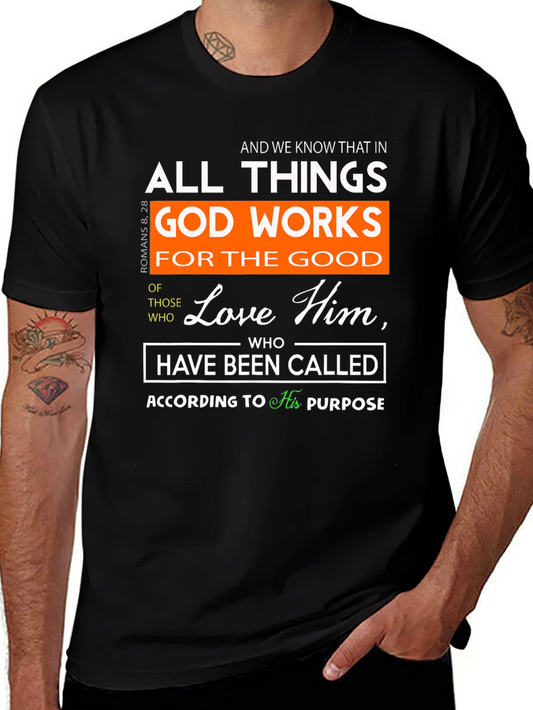 Romans 8:28 Christian T-Shirt