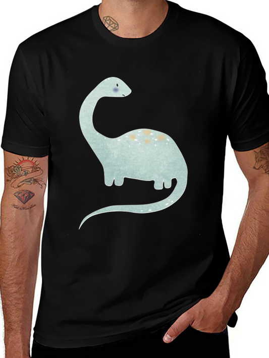 Dinosaur Graphic Tee - Cute Cartoon Brontosaurus