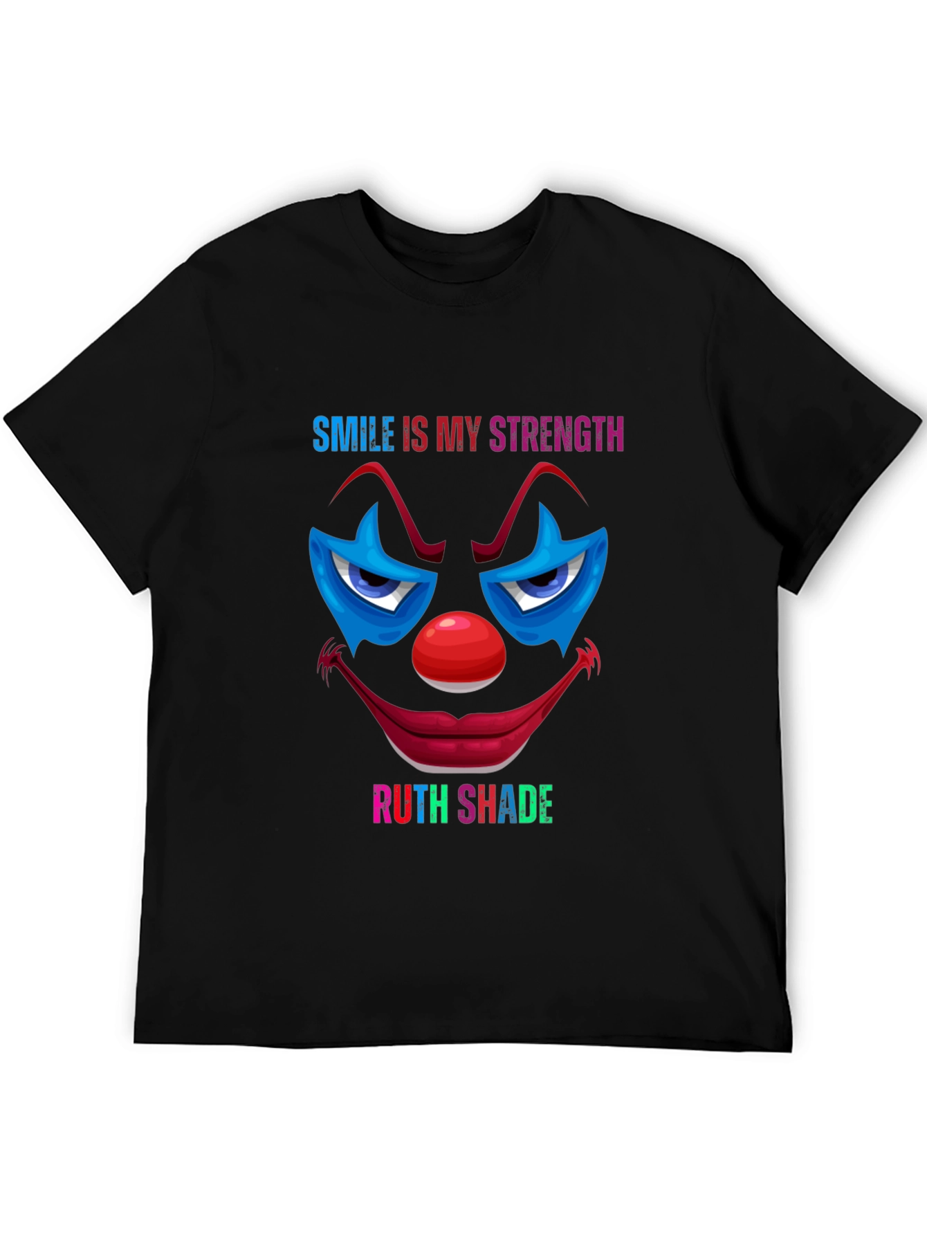 Smile Is My Strength Clown Graphic T-Shirt