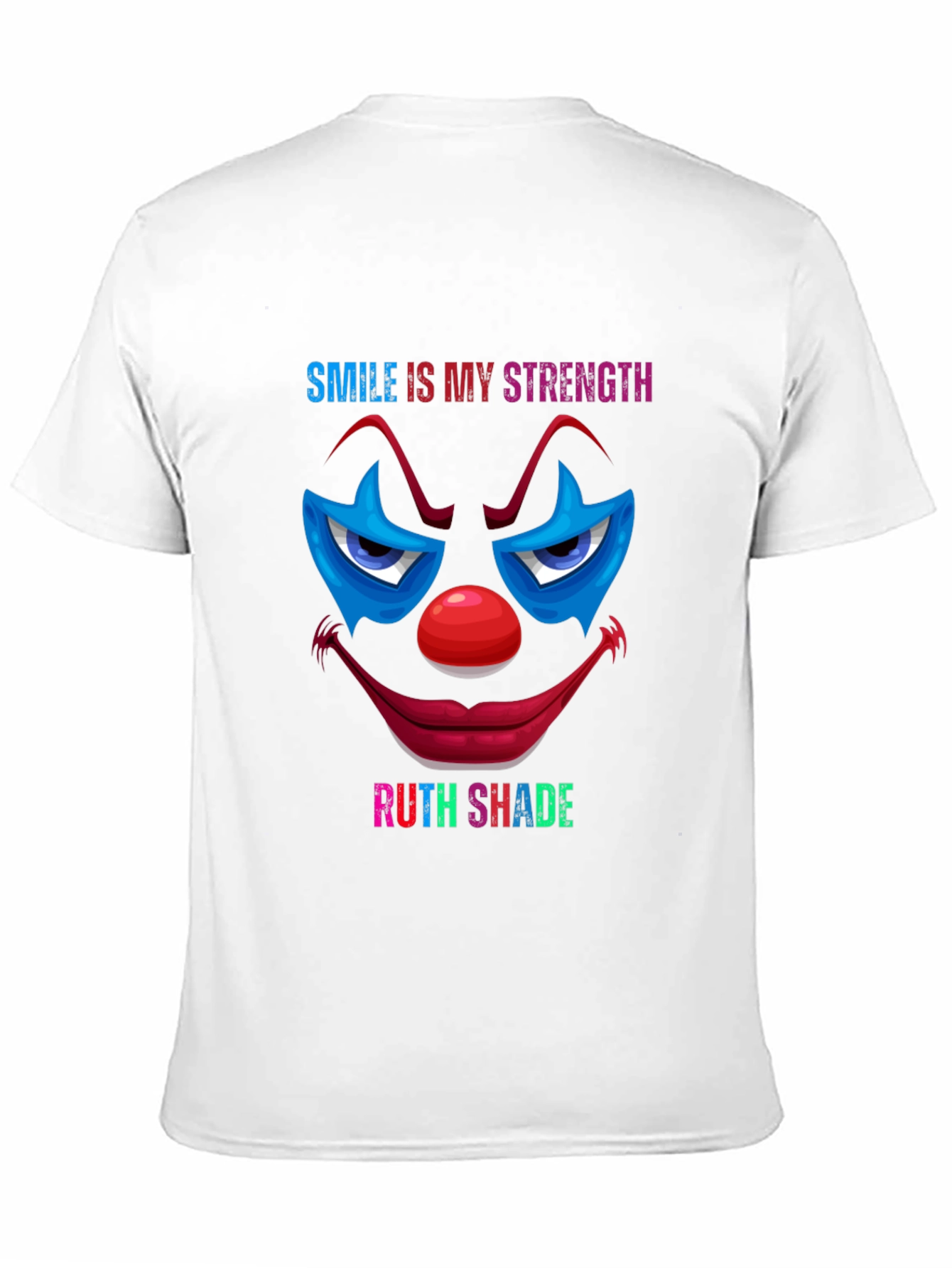 Smile Is My Strength Clown Graphic T-Shirt
