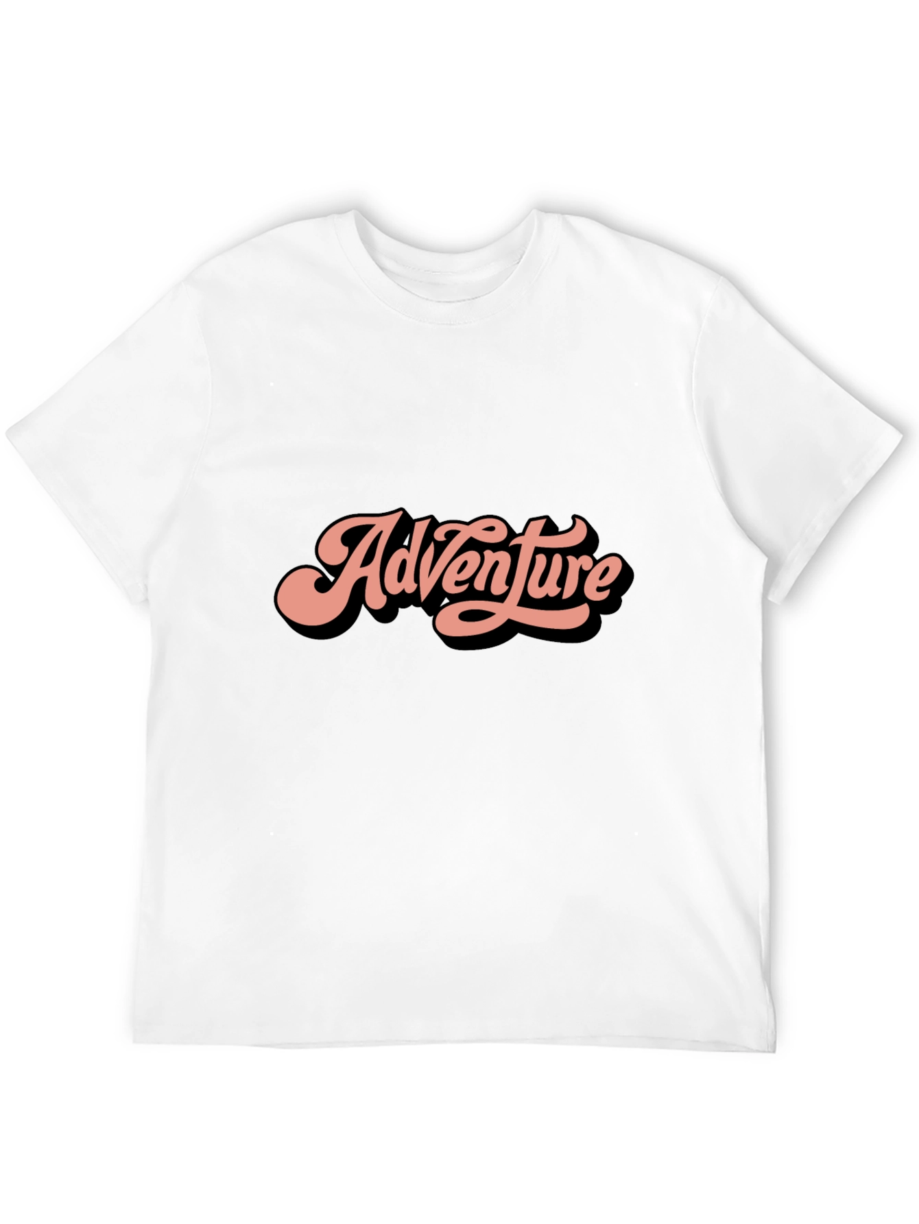 Adventure Tee: Retro Style Black T-Shirt