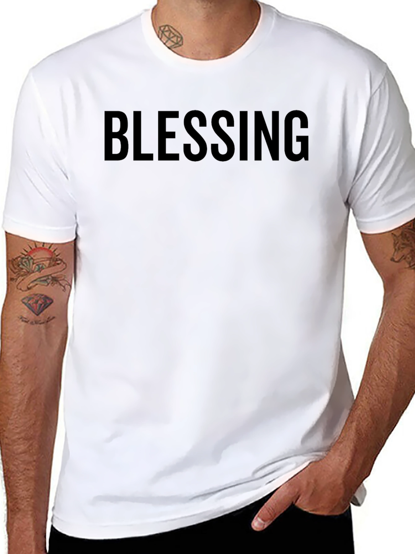 Blessing Graphic Tee - Stylish Comfort