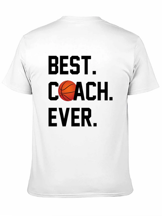 Best Coach Ever T-Shirt - Basketball Gift