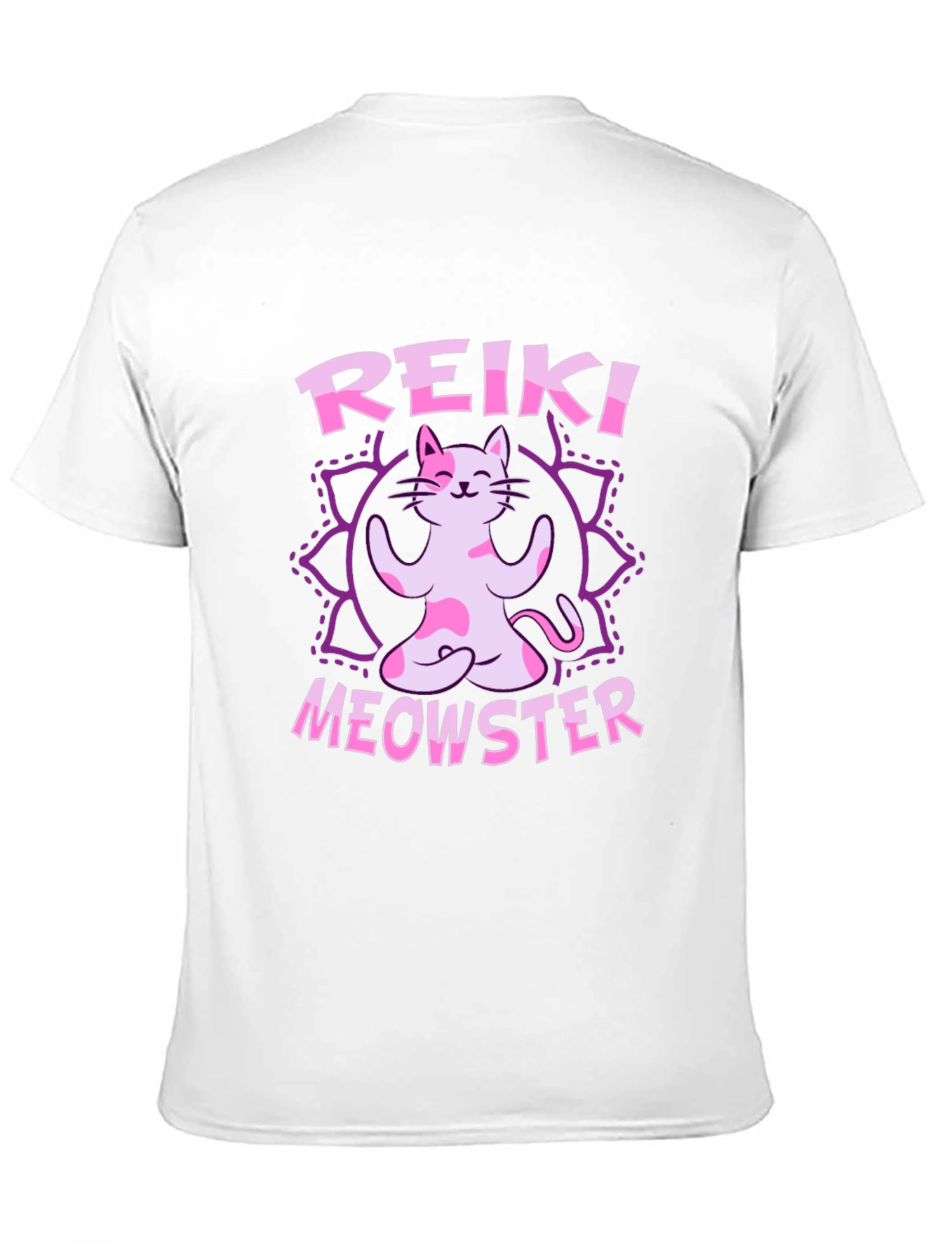 Reiki Meowster Cat Yoga T-Shirt
