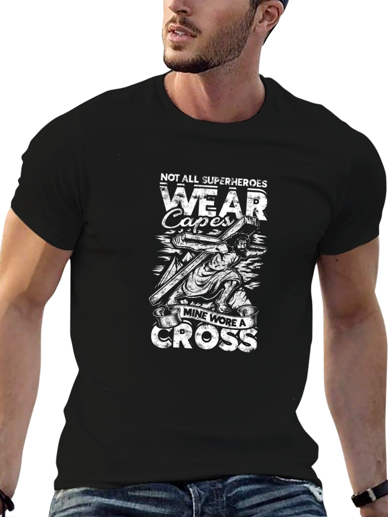 Faith-Inspired T-Shirt: Not All Superheroes Wear Capes