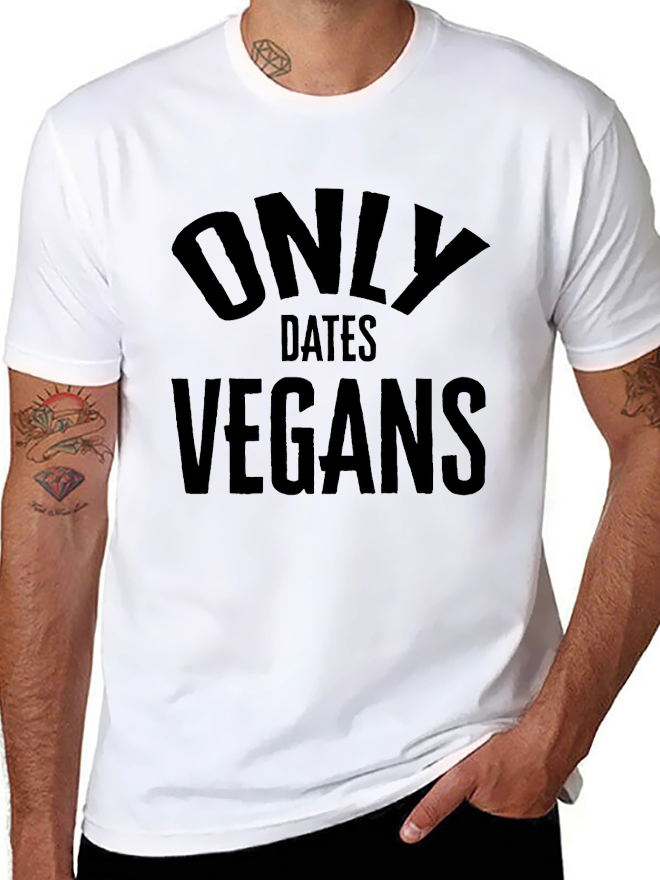 Vegan Dating T-Shirt: Only Dates Vegans Tee