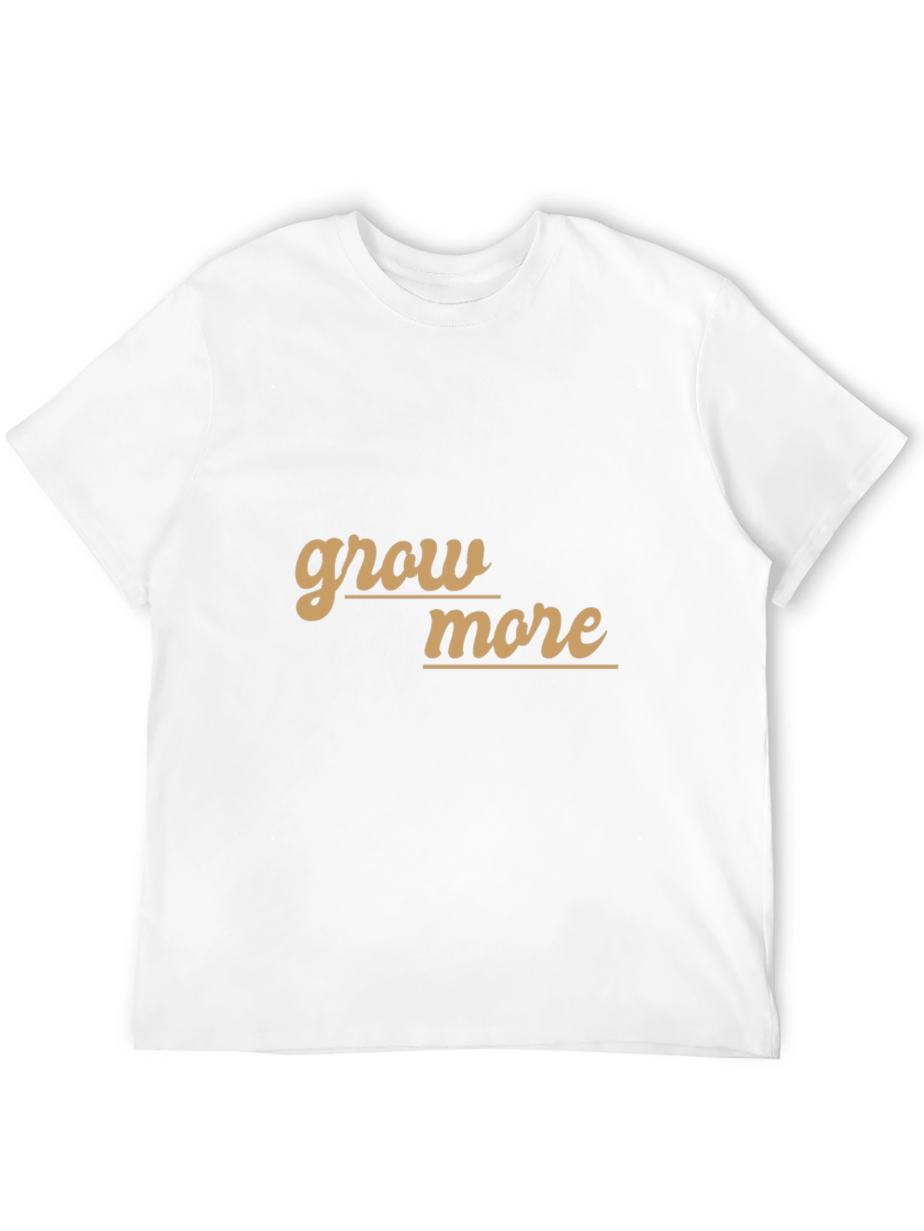 Grow More Black T-Shirt - Inspiring Graphic Tee