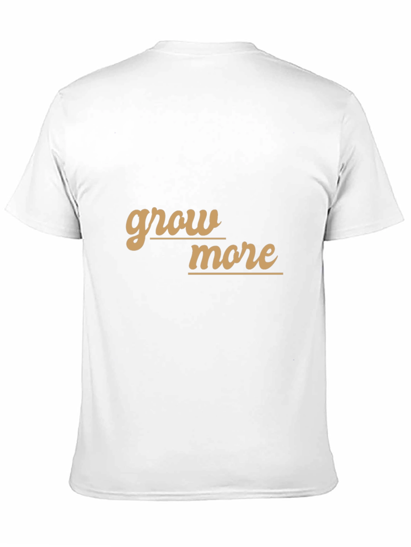Grow More Black T-Shirt - Inspiring Graphic Tee