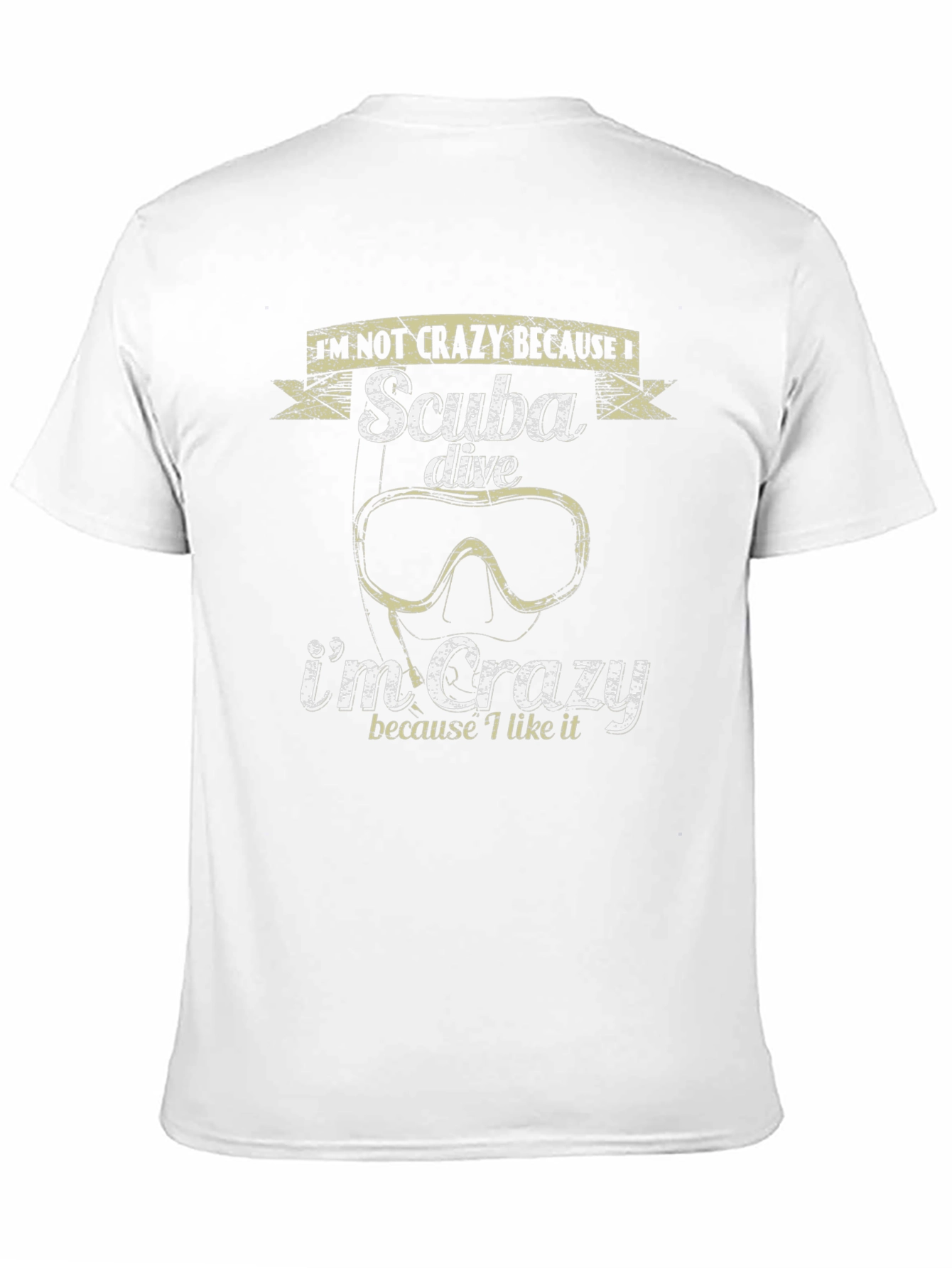 Scuba Dive Crazy Graphic Tee - Diver Gift