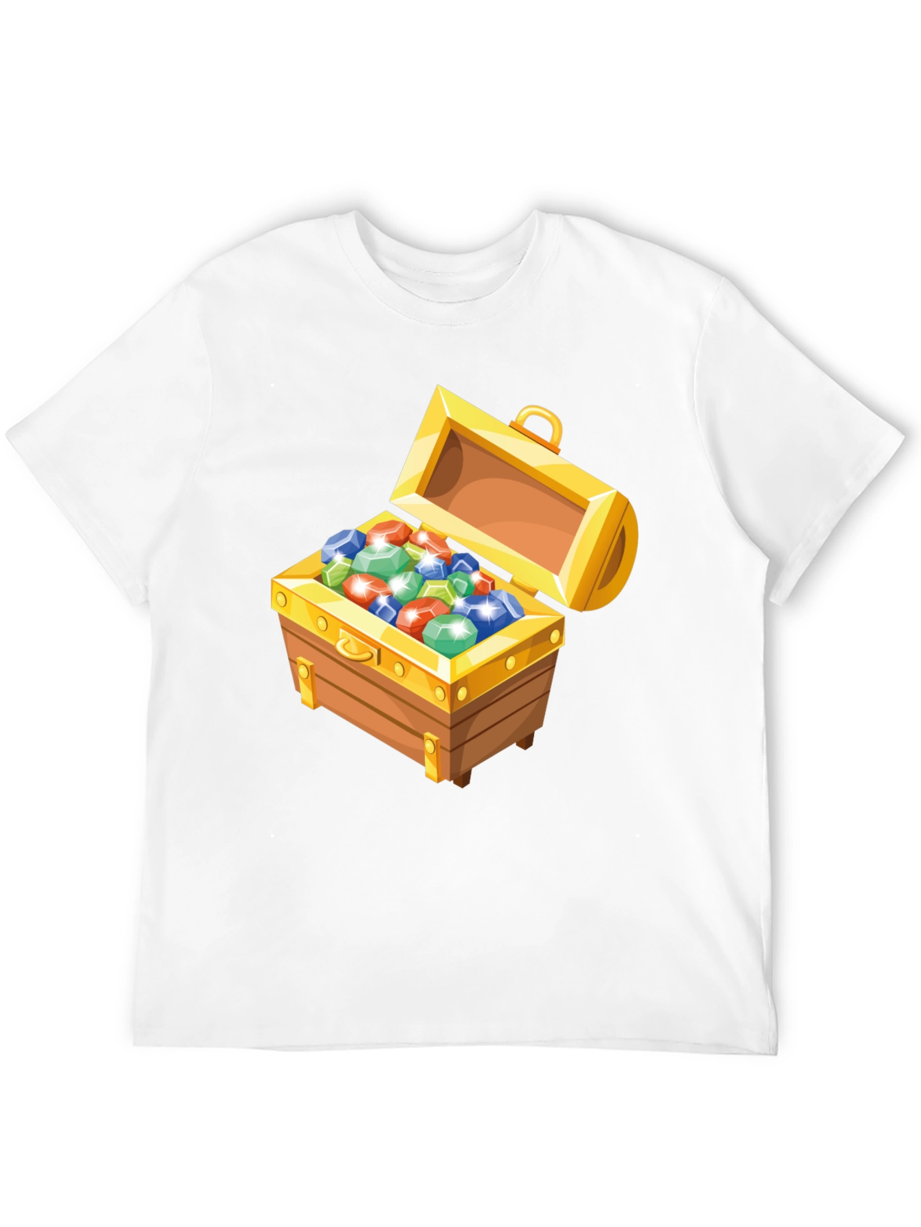 Treasure Chest T-Shirt: Gem-Filled Graphic Tee