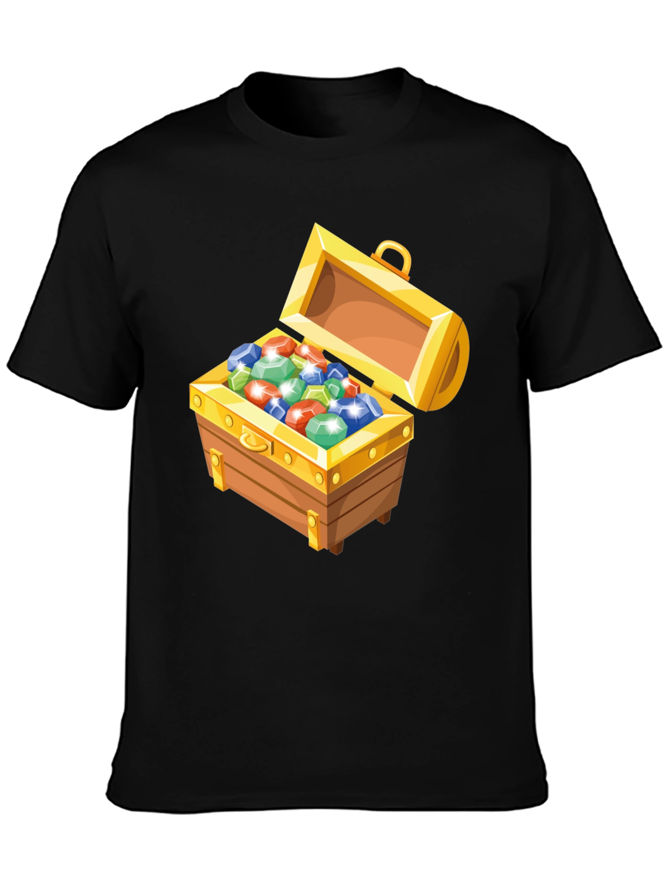 Treasure Chest T-Shirt: Gem-Filled Graphic Tee