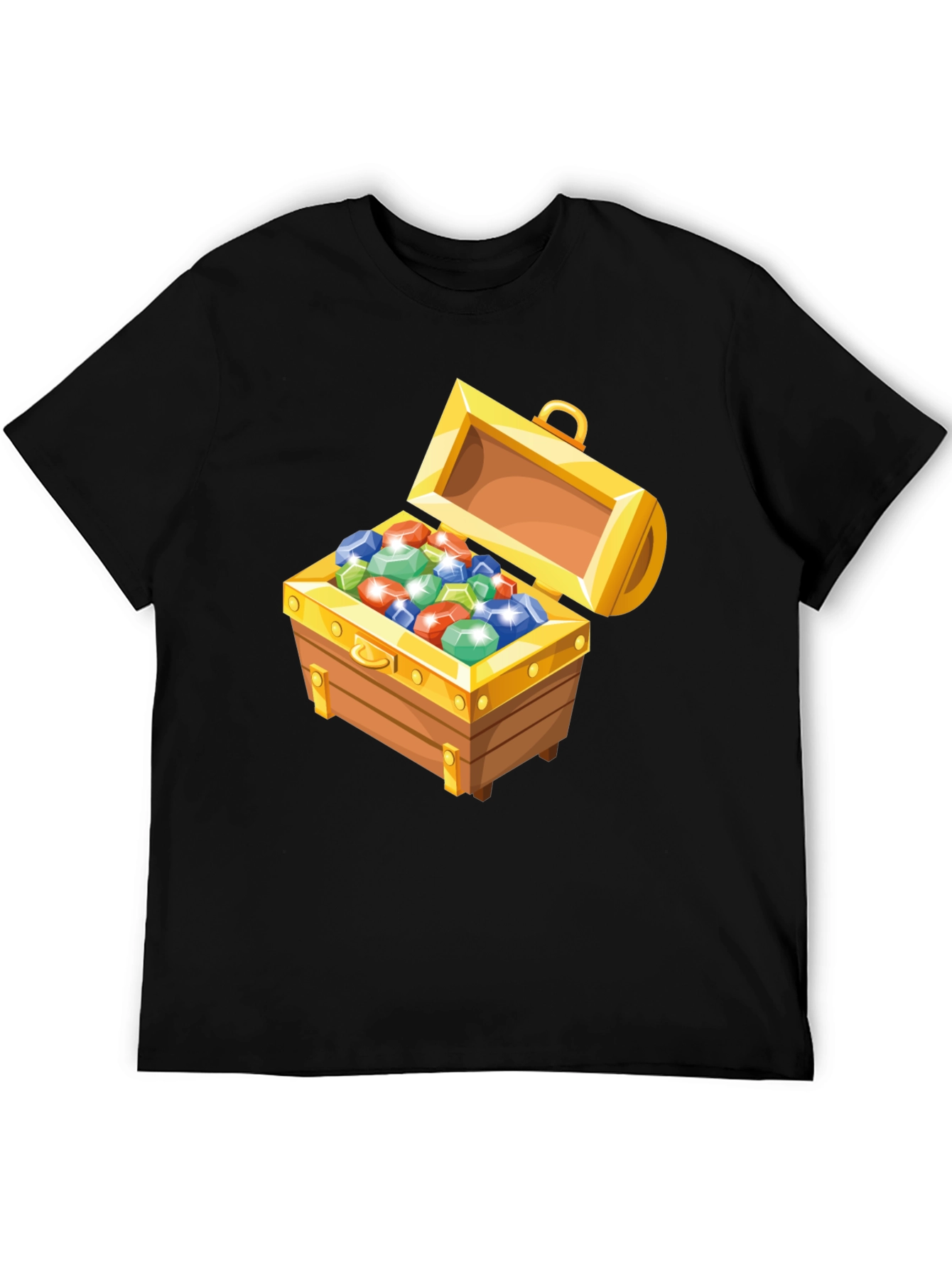 Treasure Chest T-Shirt: Gem-Filled Graphic Tee