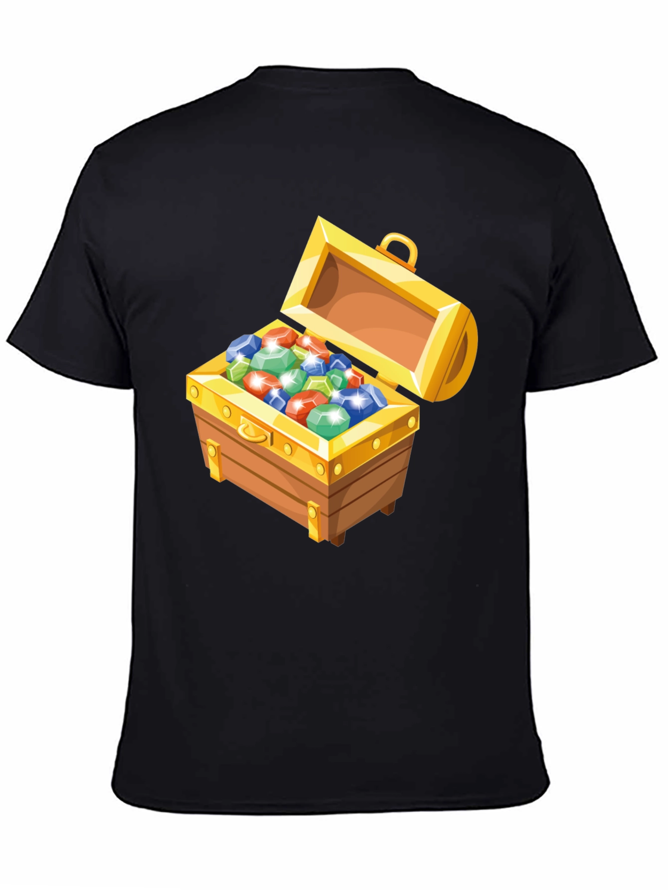 Treasure Chest T-Shirt: Gem-Filled Graphic Tee