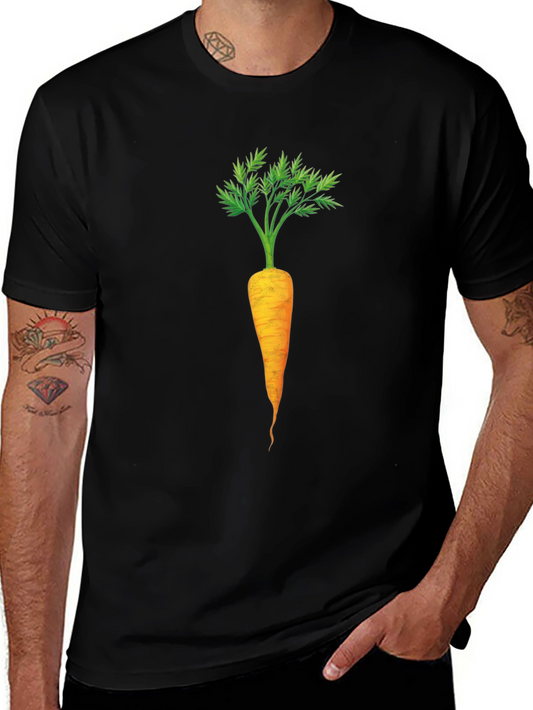 Carrot Graphic Tee - Funny Vegetarian Shirt