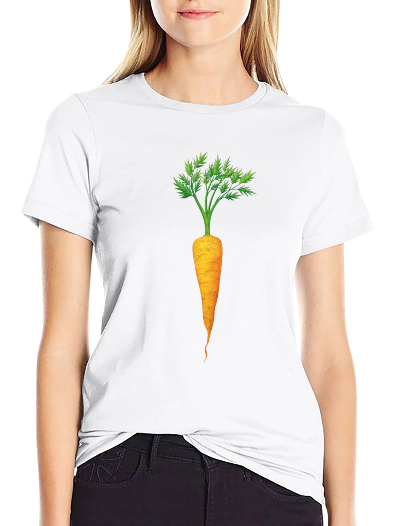 Carrot Graphic Tee - Funny Vegetarian Shirt