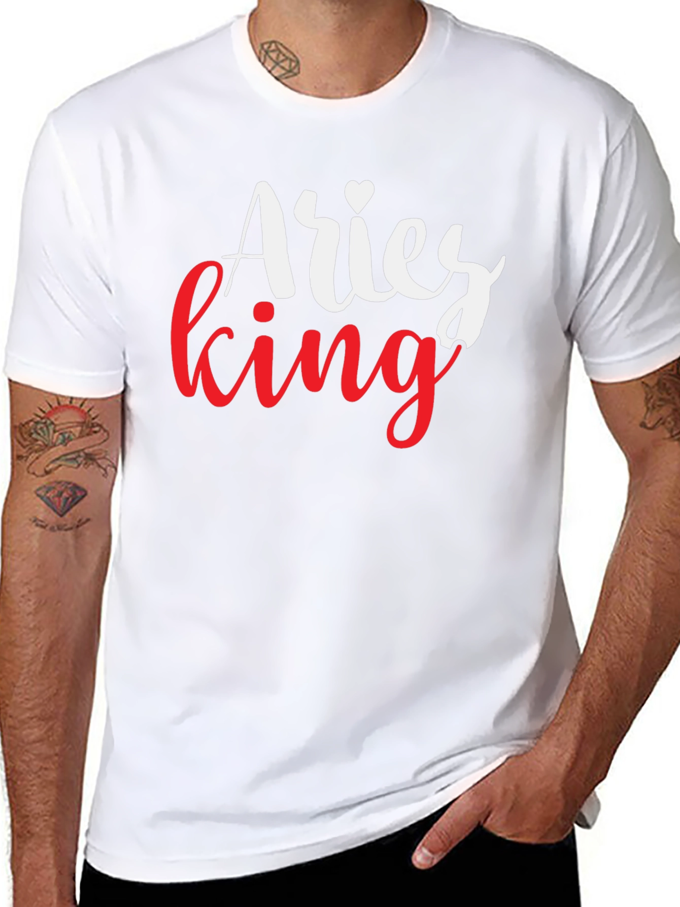 Aries King Black T-Shirt
