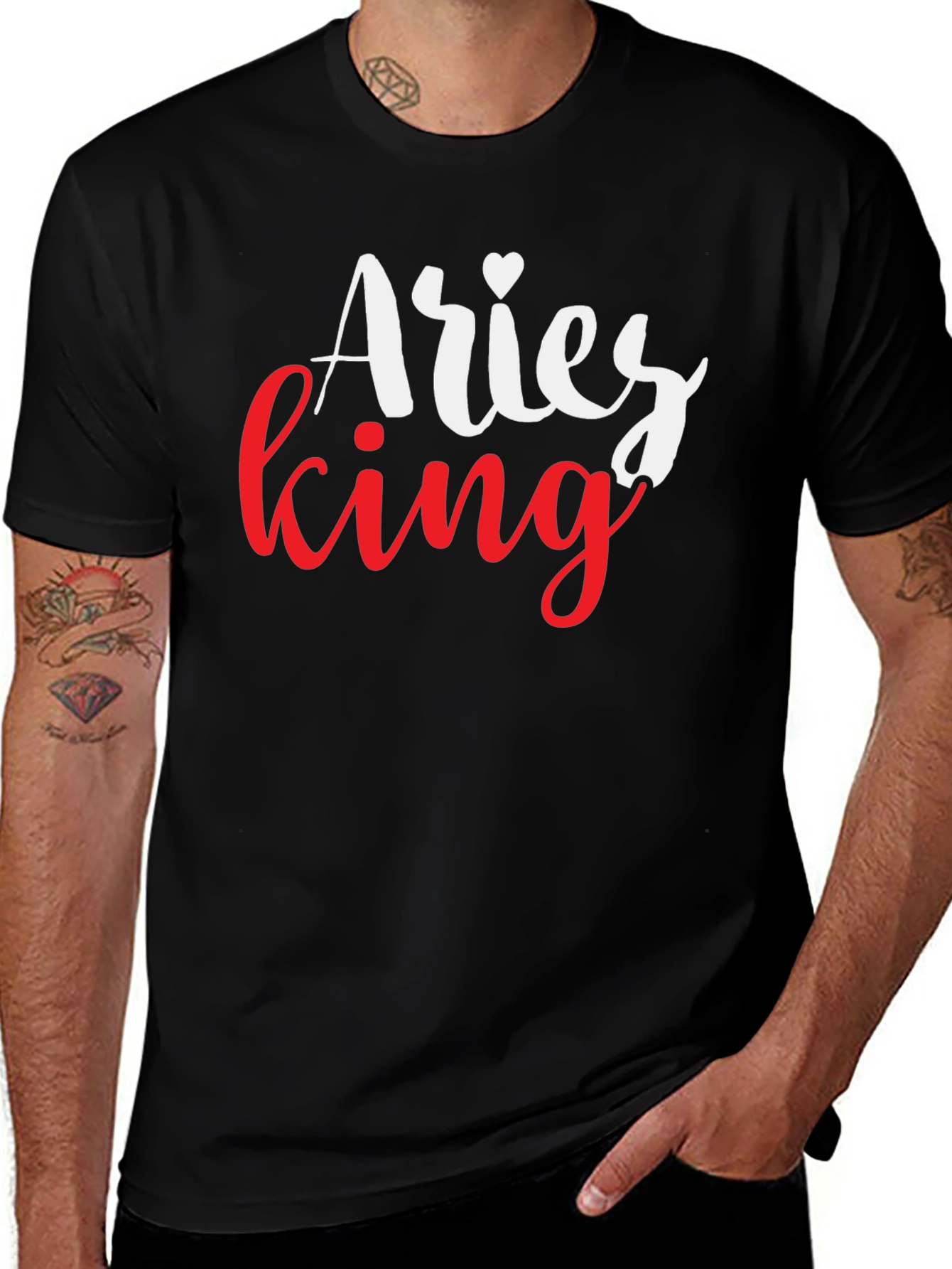 Aries King Black T-Shirt