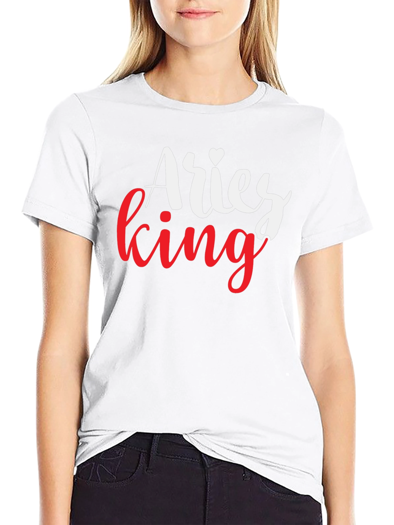 Aries King Black T-Shirt