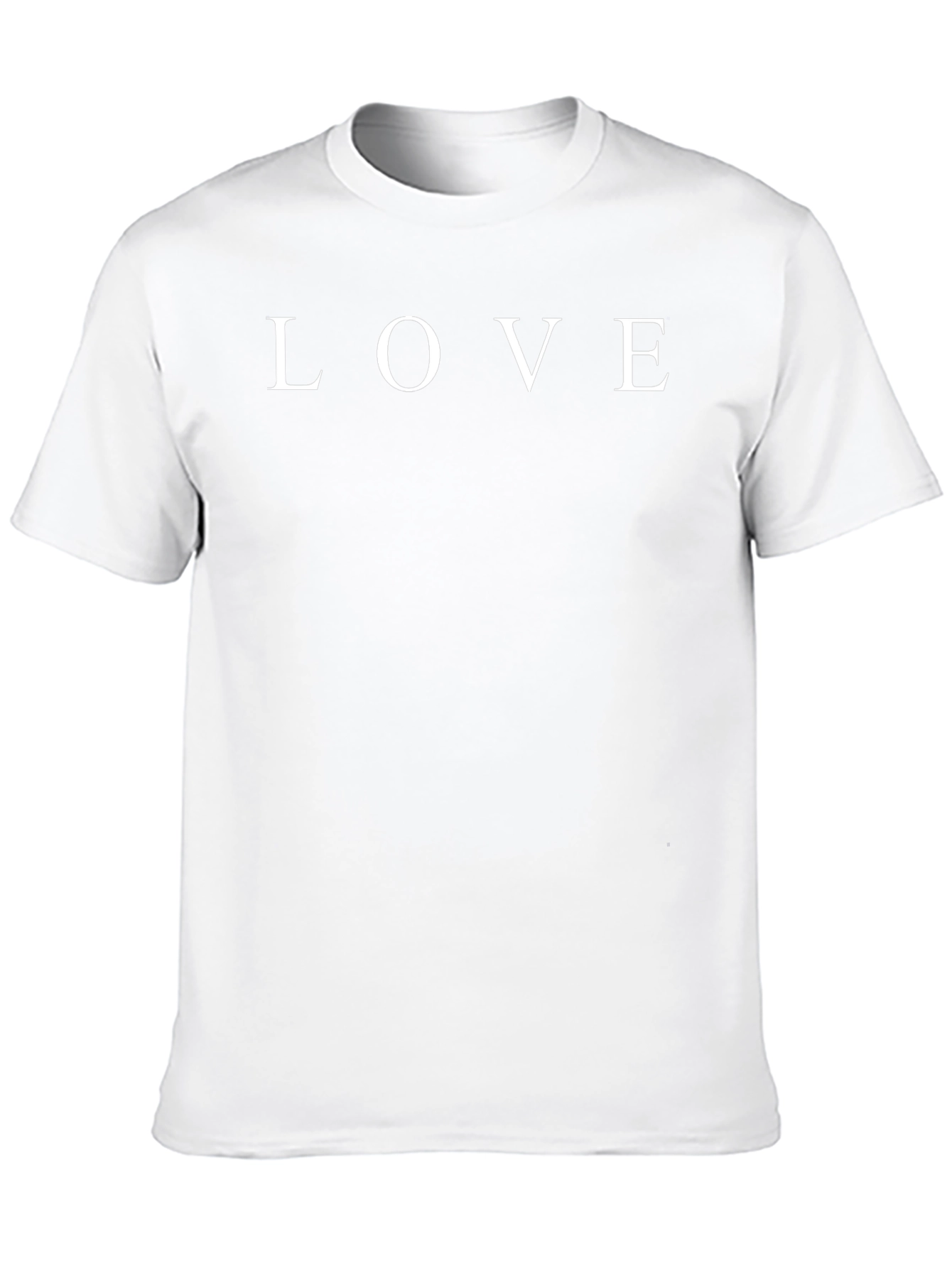 Stylish Black LOVE Graphic Tee - Casual Comfort