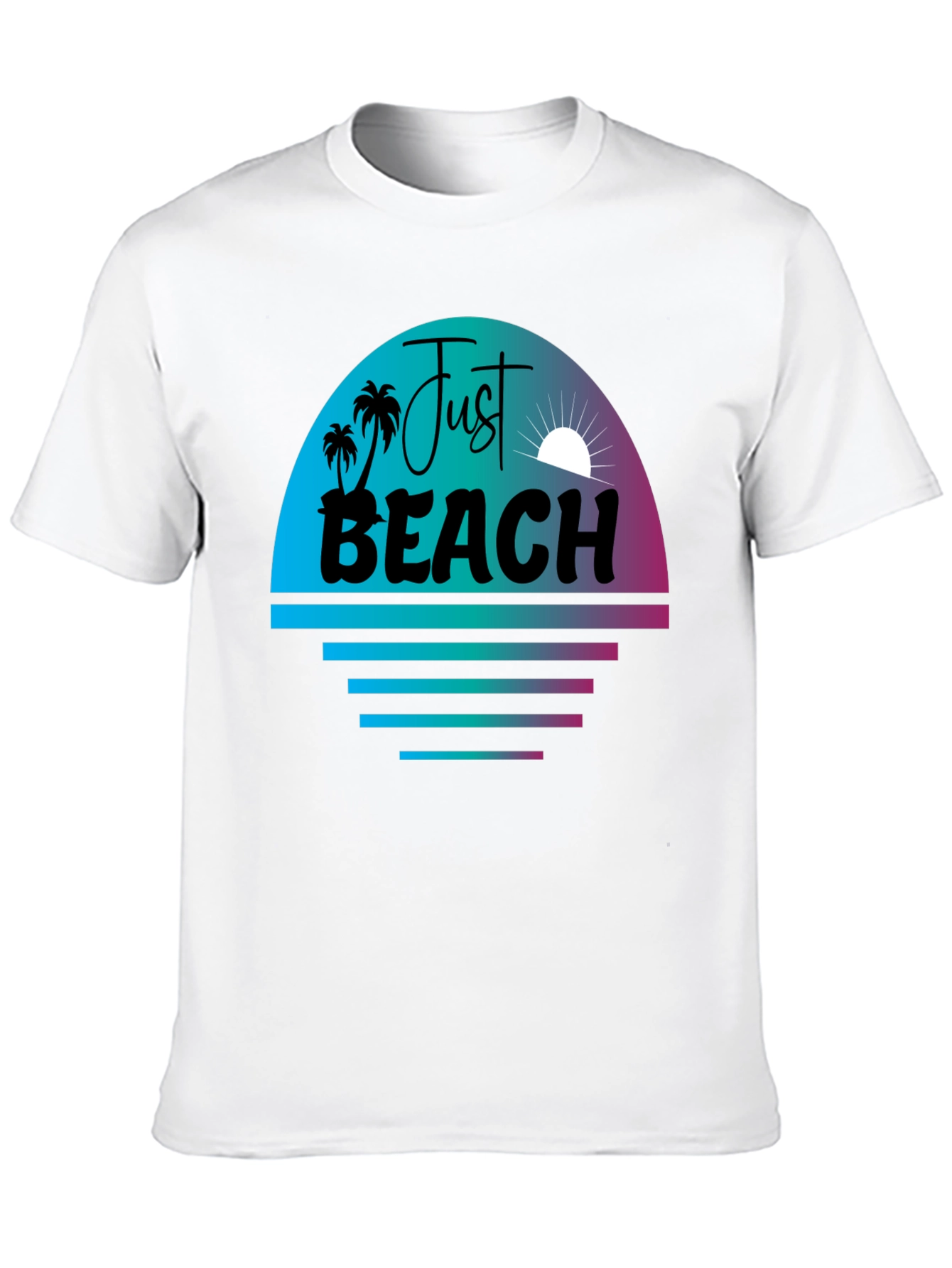 Just Beach Graphic Tee - Summer Vibes