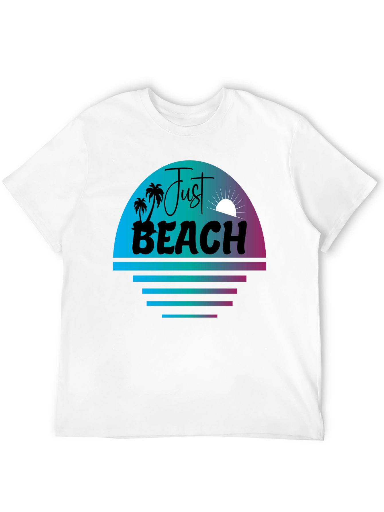 Just Beach Graphic Tee - Summer Vibes