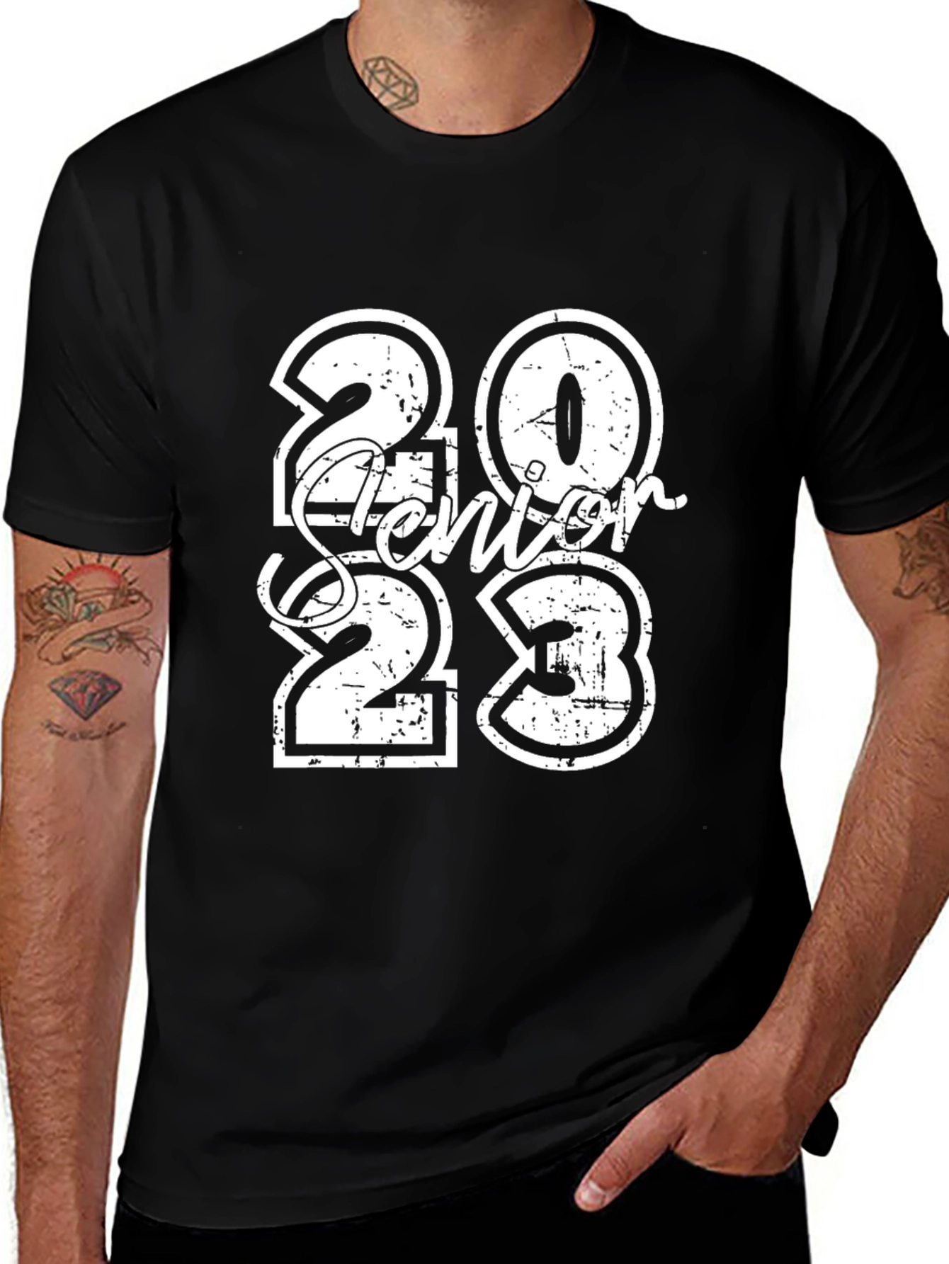 Senior 2023 Black T-Shirt