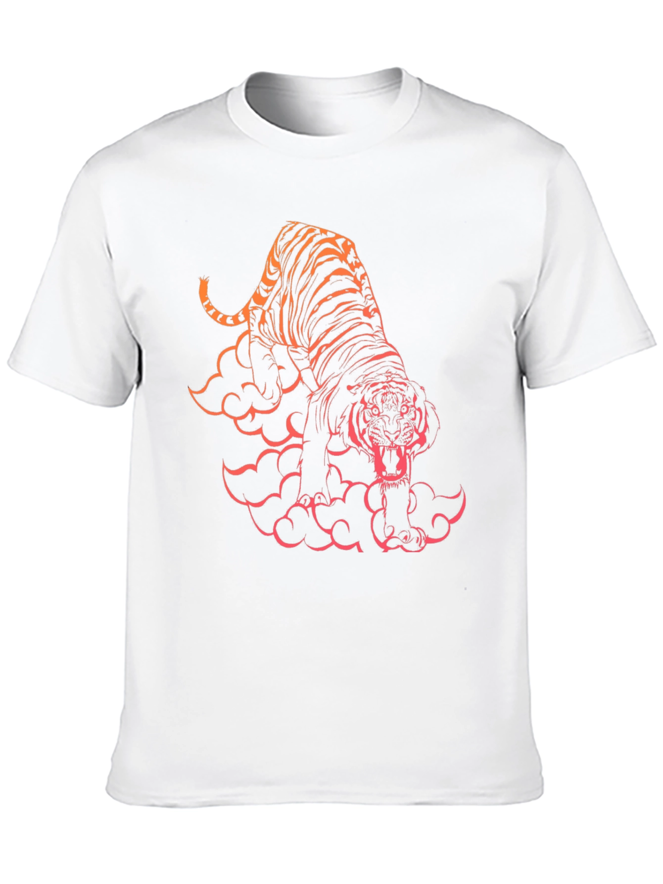 Tiger Graphic Black T-Shirt