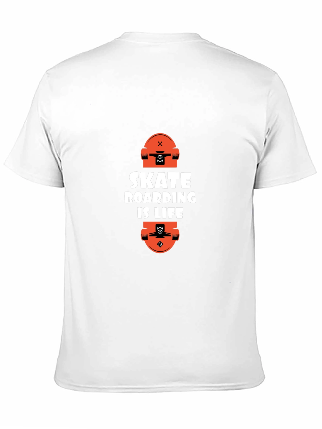 Skateboarding is Life Graphic Tee - Black