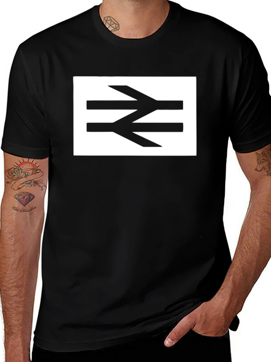 British Rail Logo Tee - Stylish UK Train Spotting Apparel