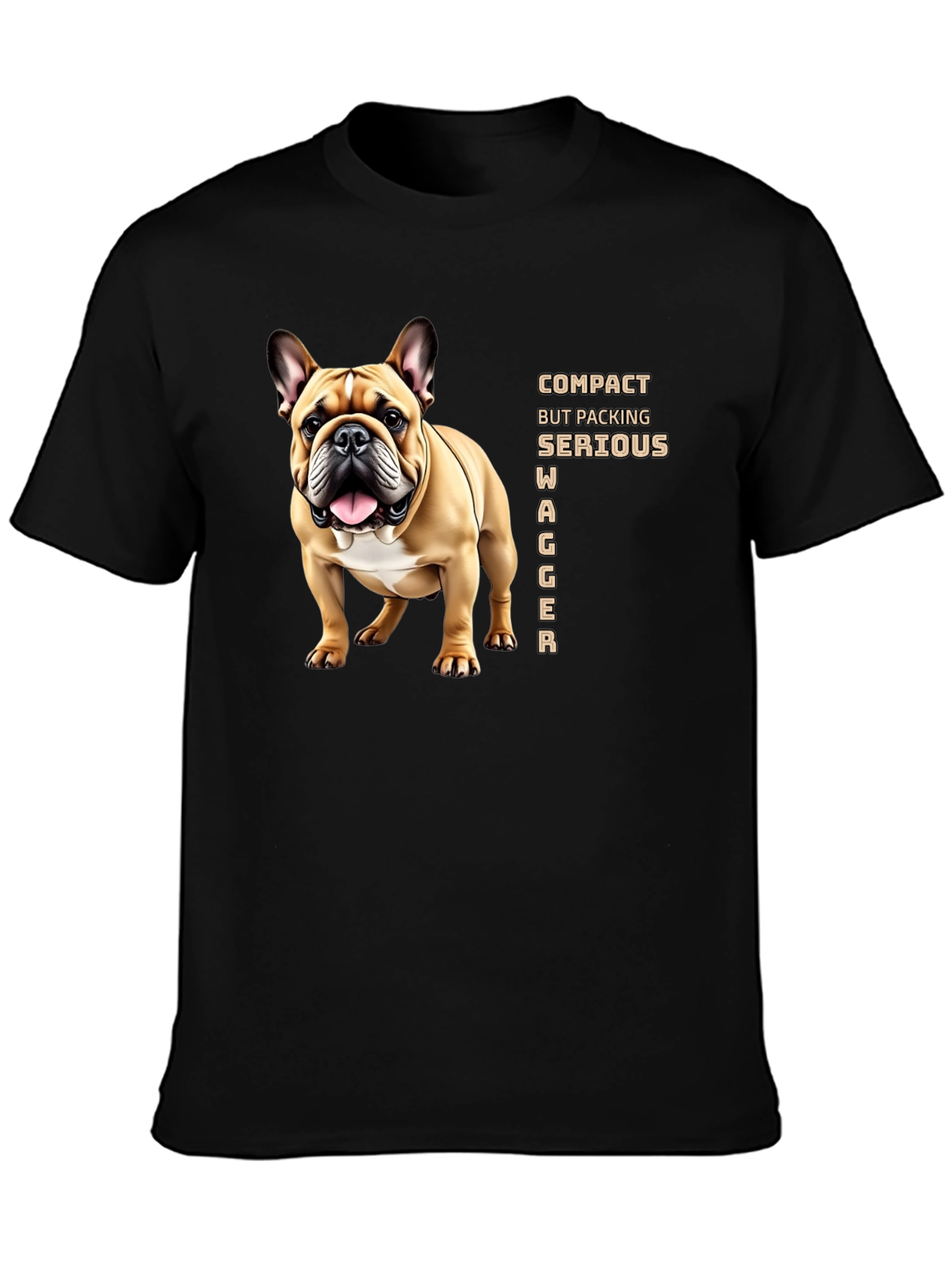 Bulldog Wagger T-Shirt - Serious Style!