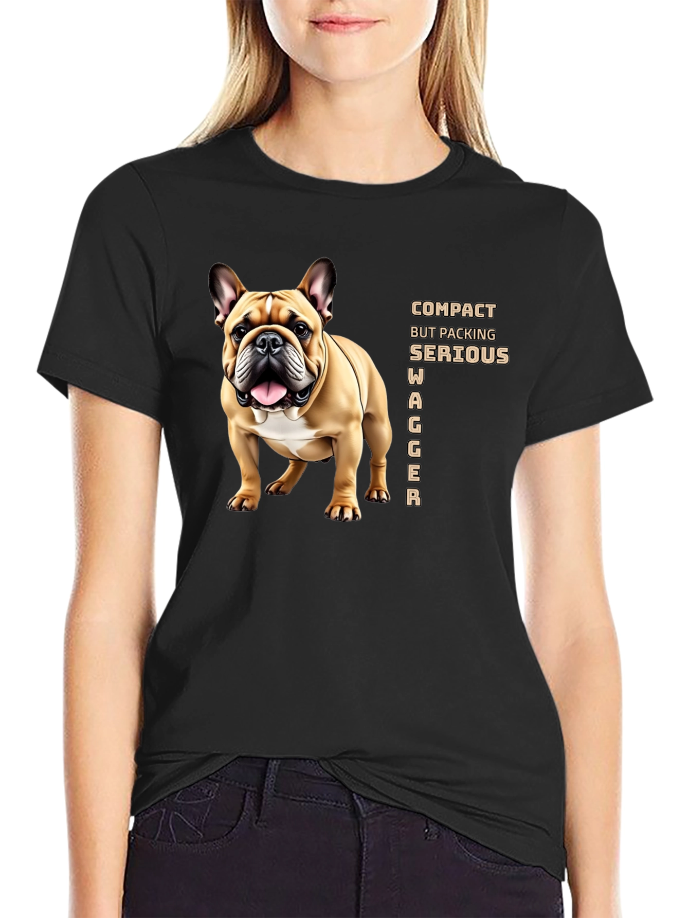 Bulldog Wagger T-Shirt - Serious Style!