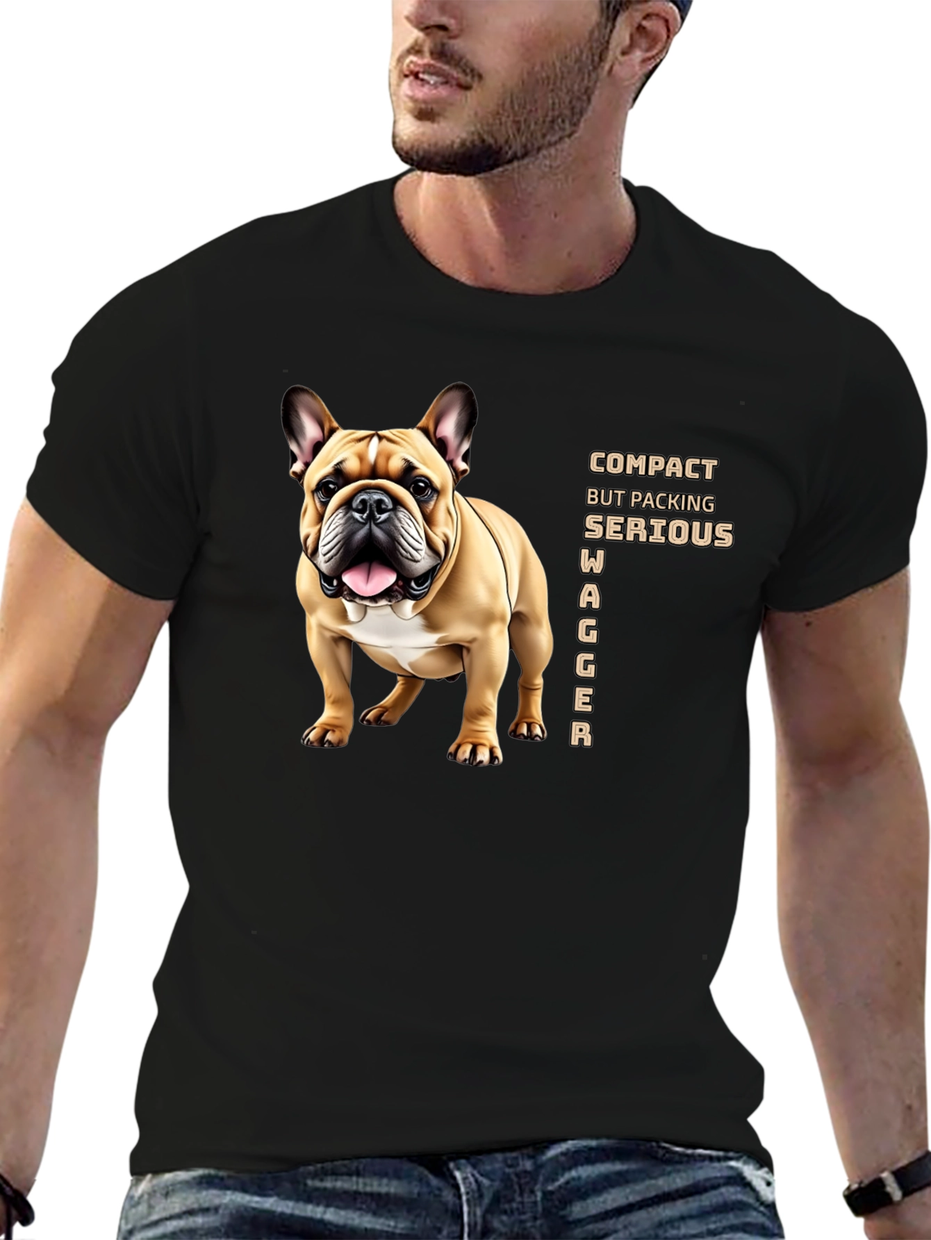 Bulldog Wagger T-Shirt - Serious Style!