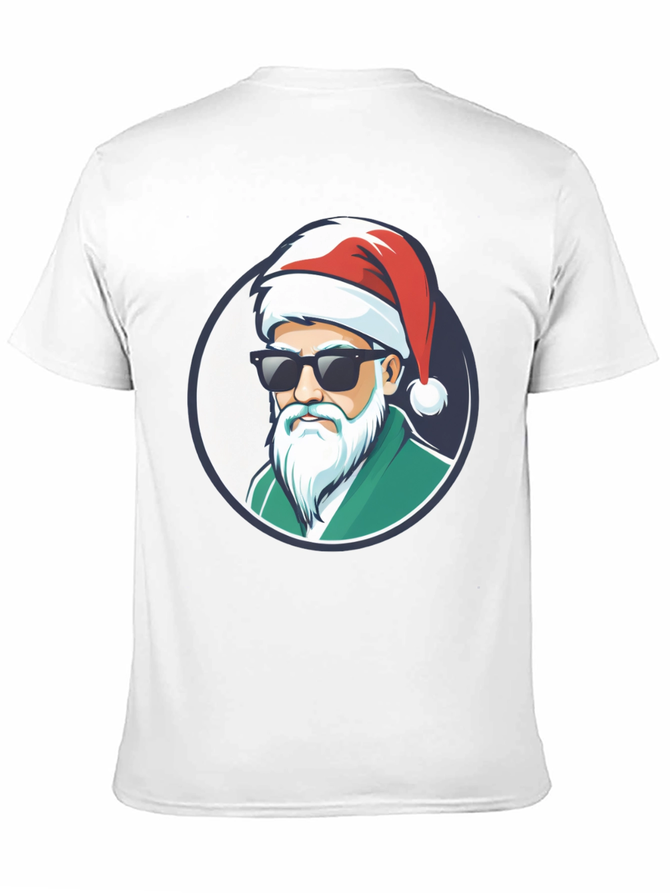 Cool Santa Graphic Tee - Holiday Style