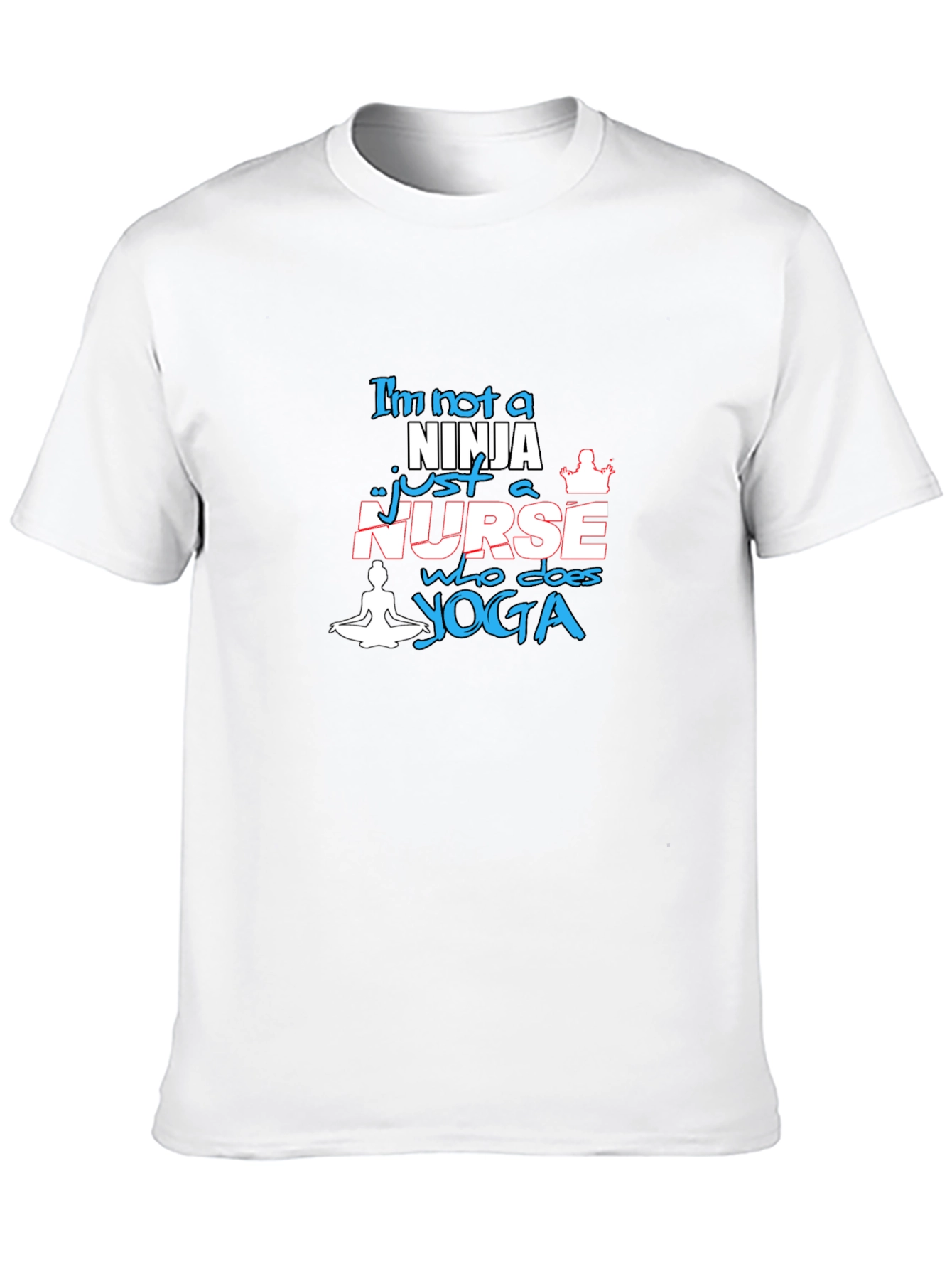 Yoga Nurse T-Shirt - Black Comfortable Fit