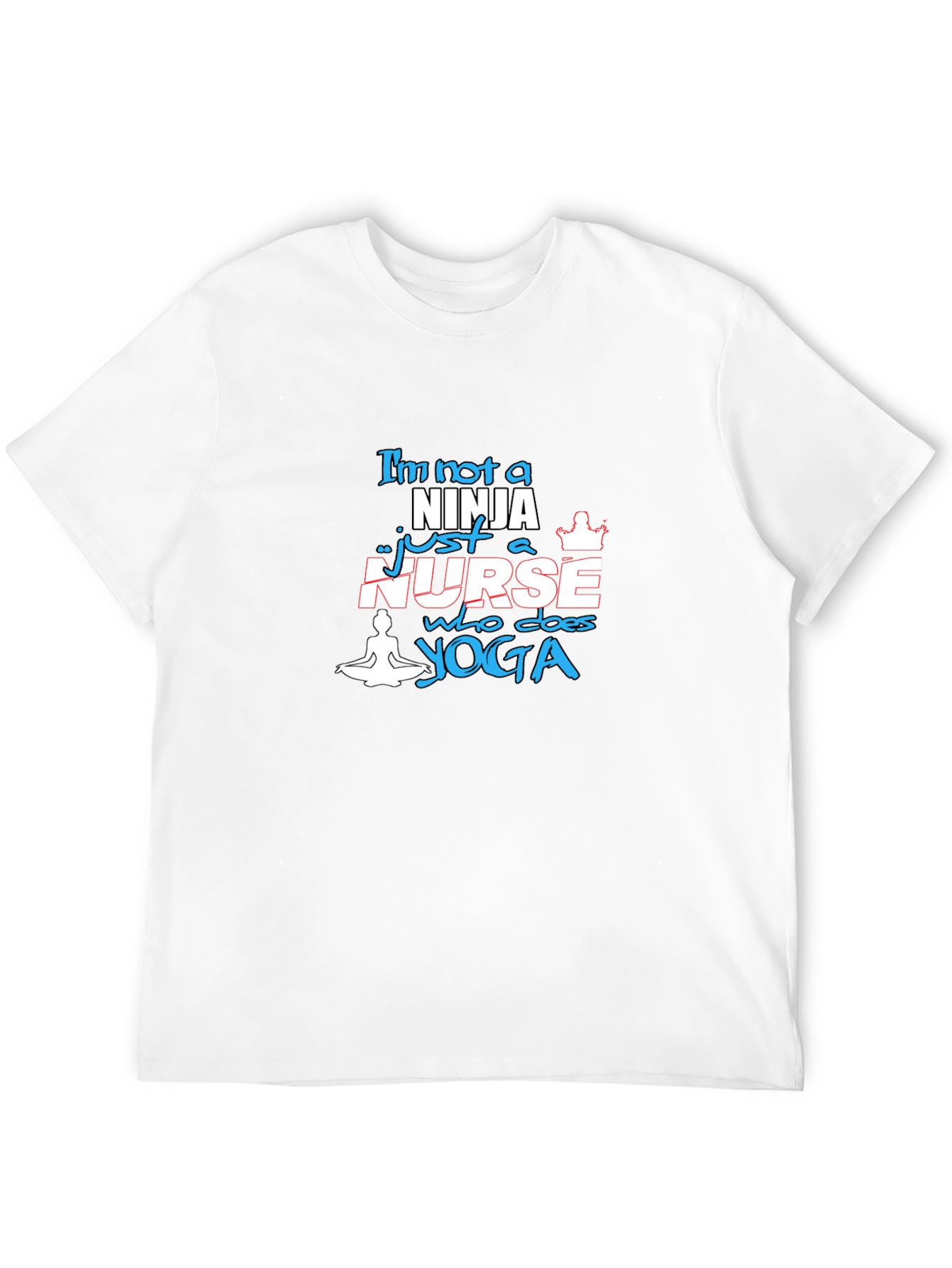 Yoga Nurse T-Shirt - Black Comfortable Fit