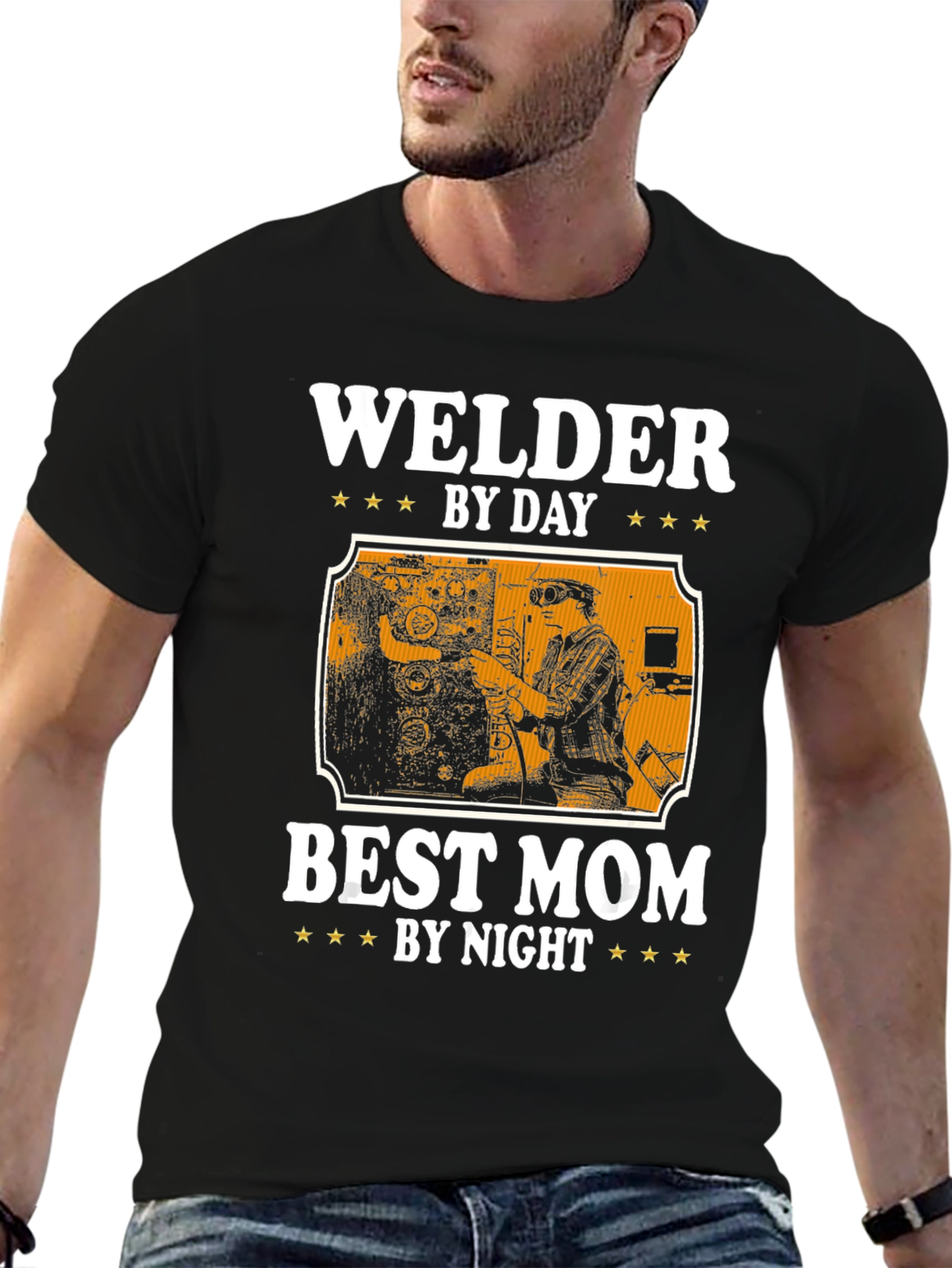 Welder By Day Best Mom By Night T-Shirt