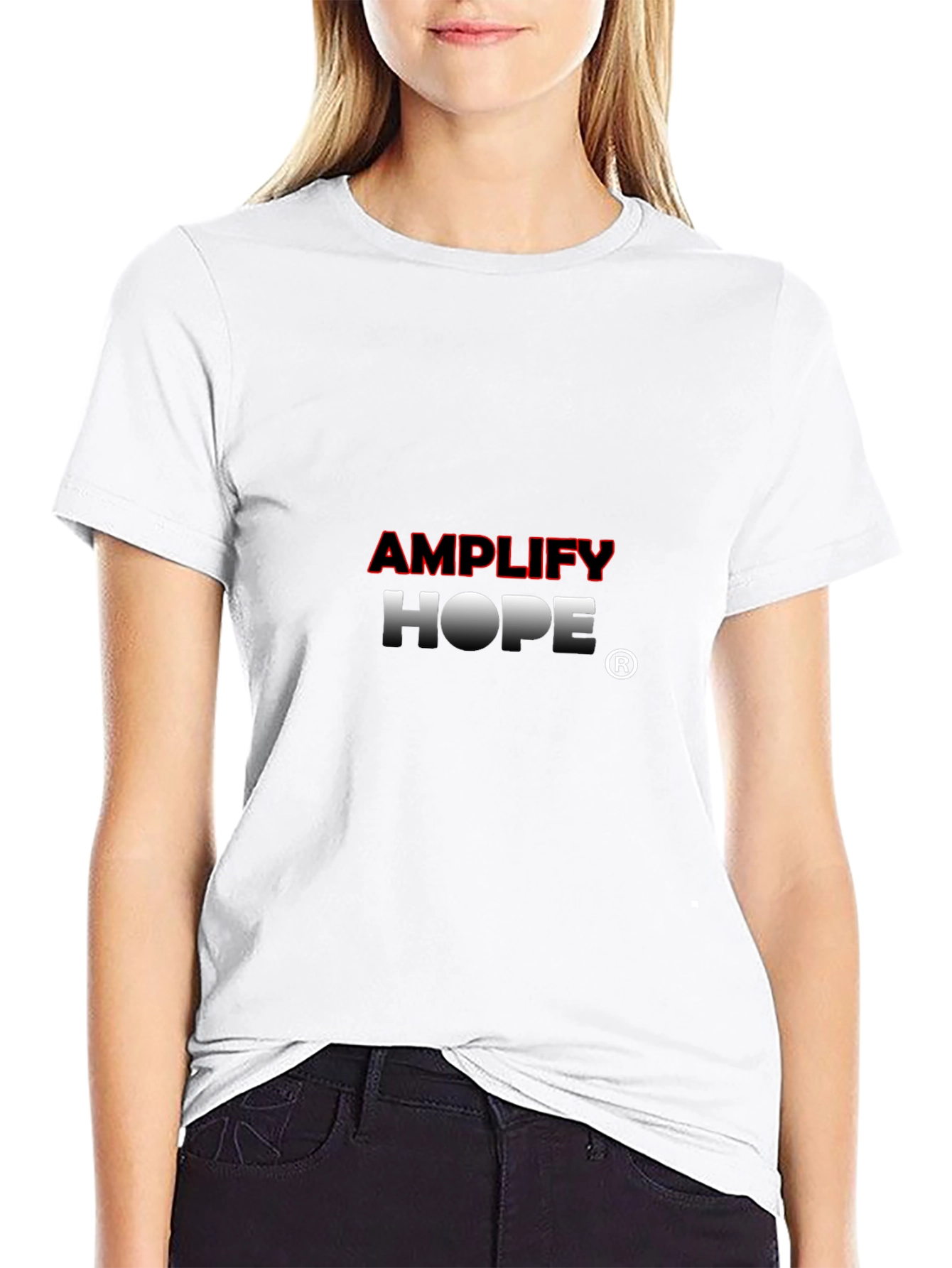 Amplify Hope Graphic T-Shirt - Premium Black Tee