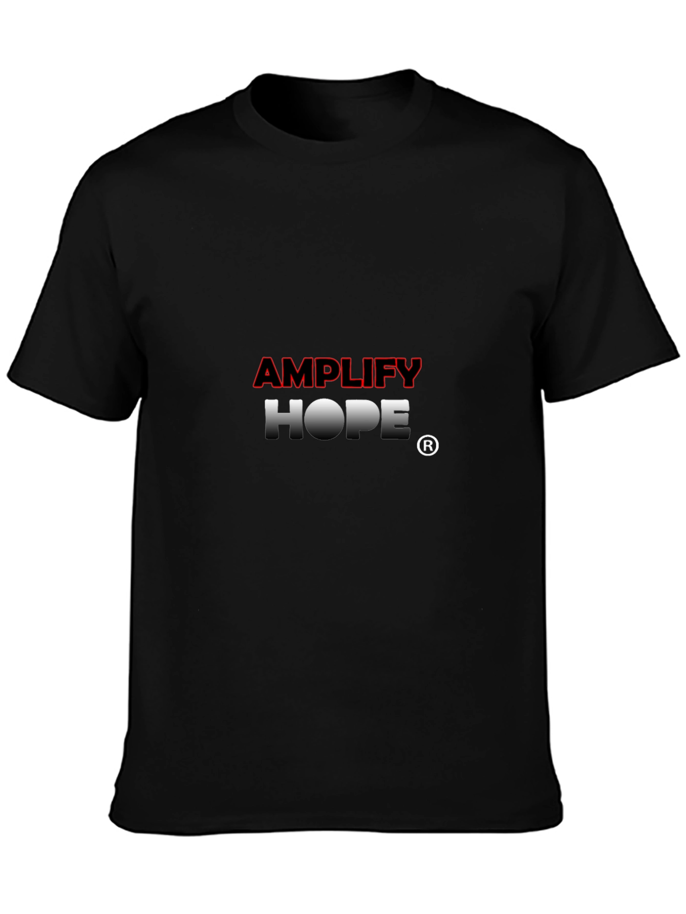 Amplify Hope Graphic T-Shirt - Premium Black Tee