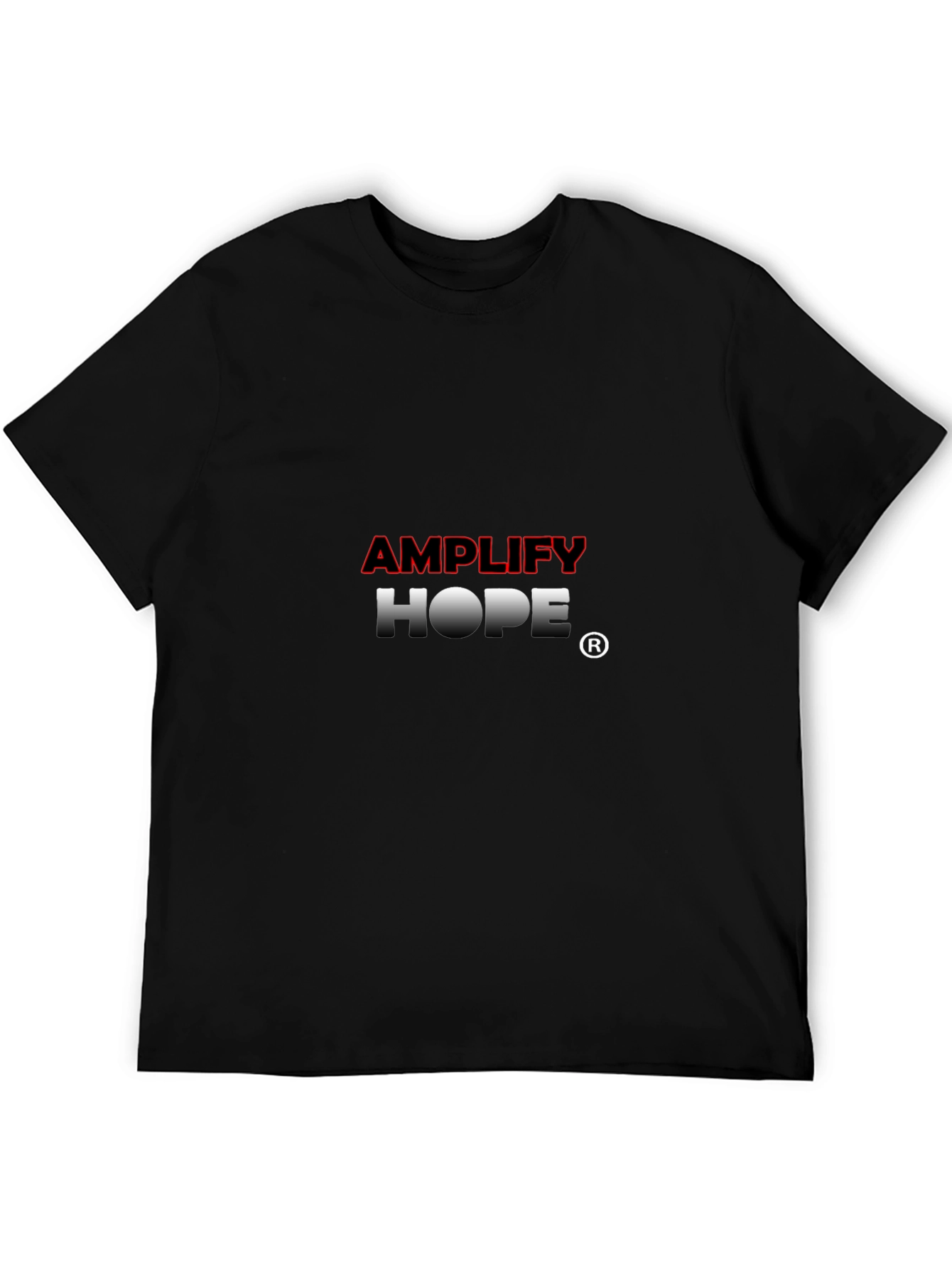 Amplify Hope Graphic T-Shirt - Premium Black Tee