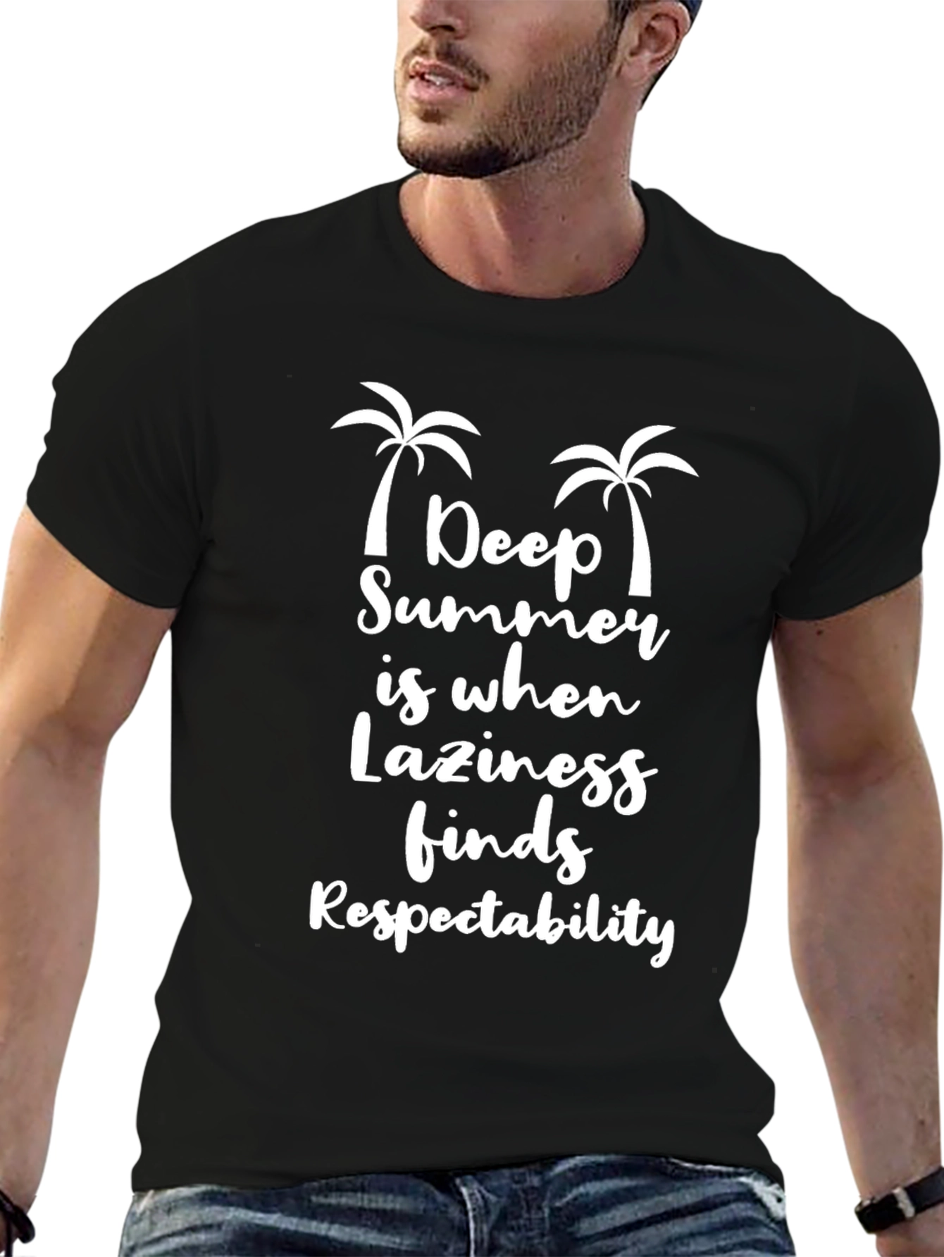 Deep Summer T-Shirt - Laziness Finds Respectability