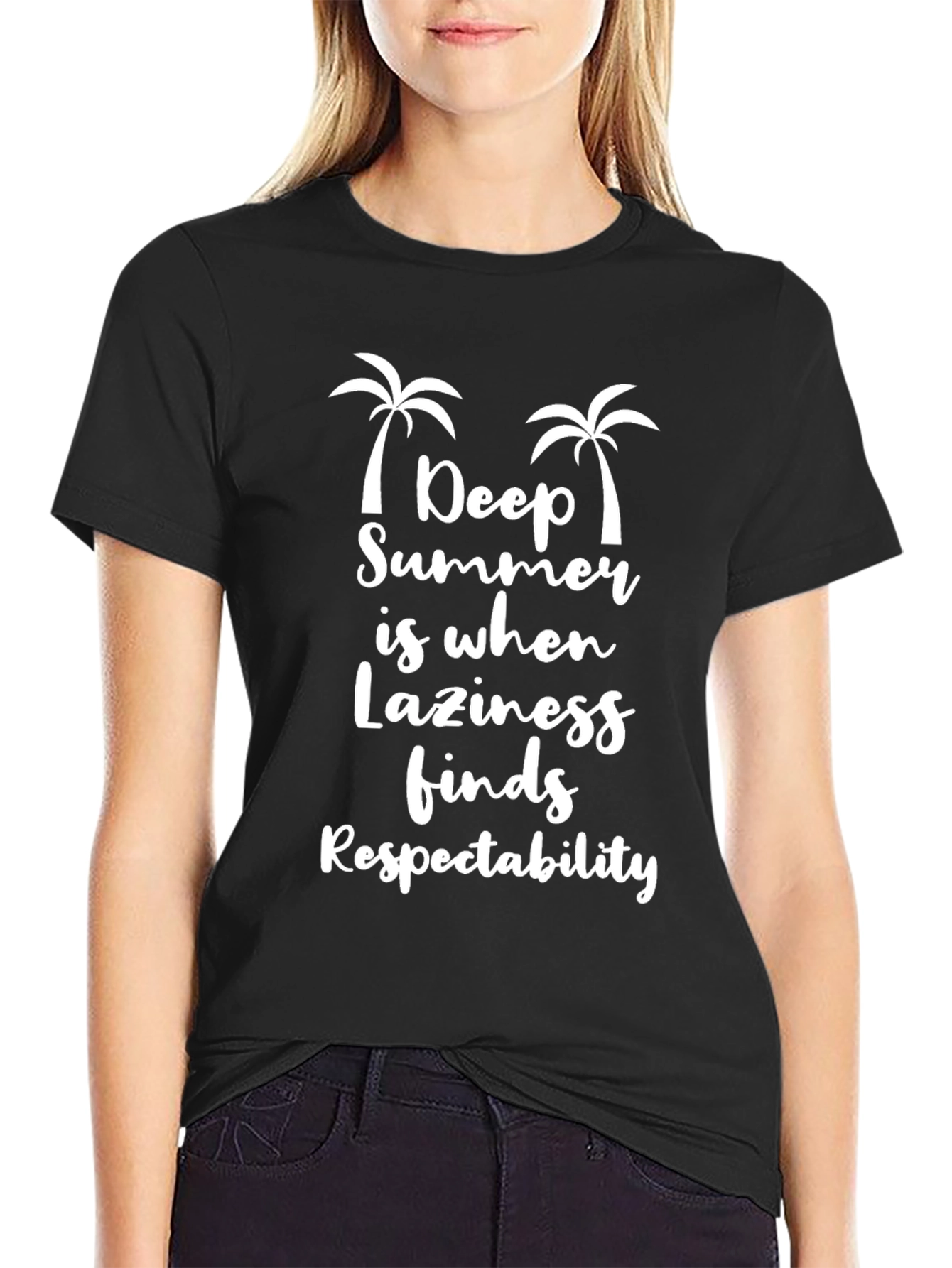 Deep Summer T-Shirt - Laziness Finds Respectability
