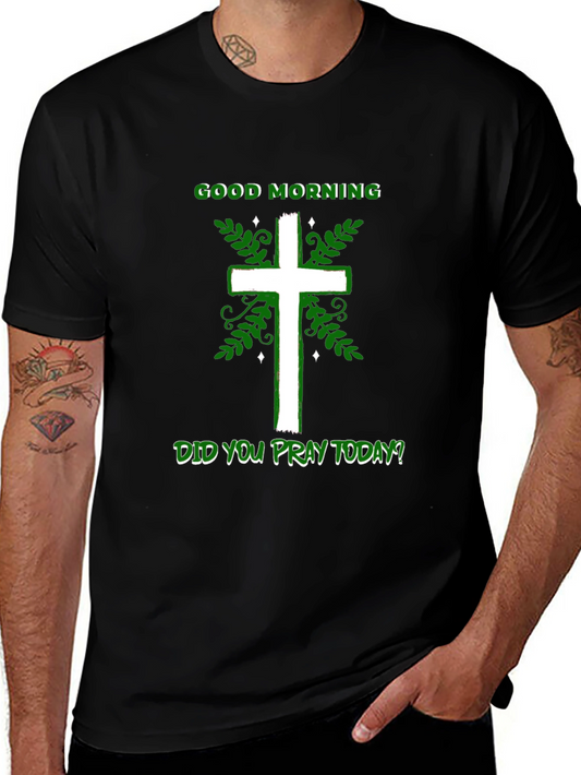 Good Morning Christian Cross T-Shirt