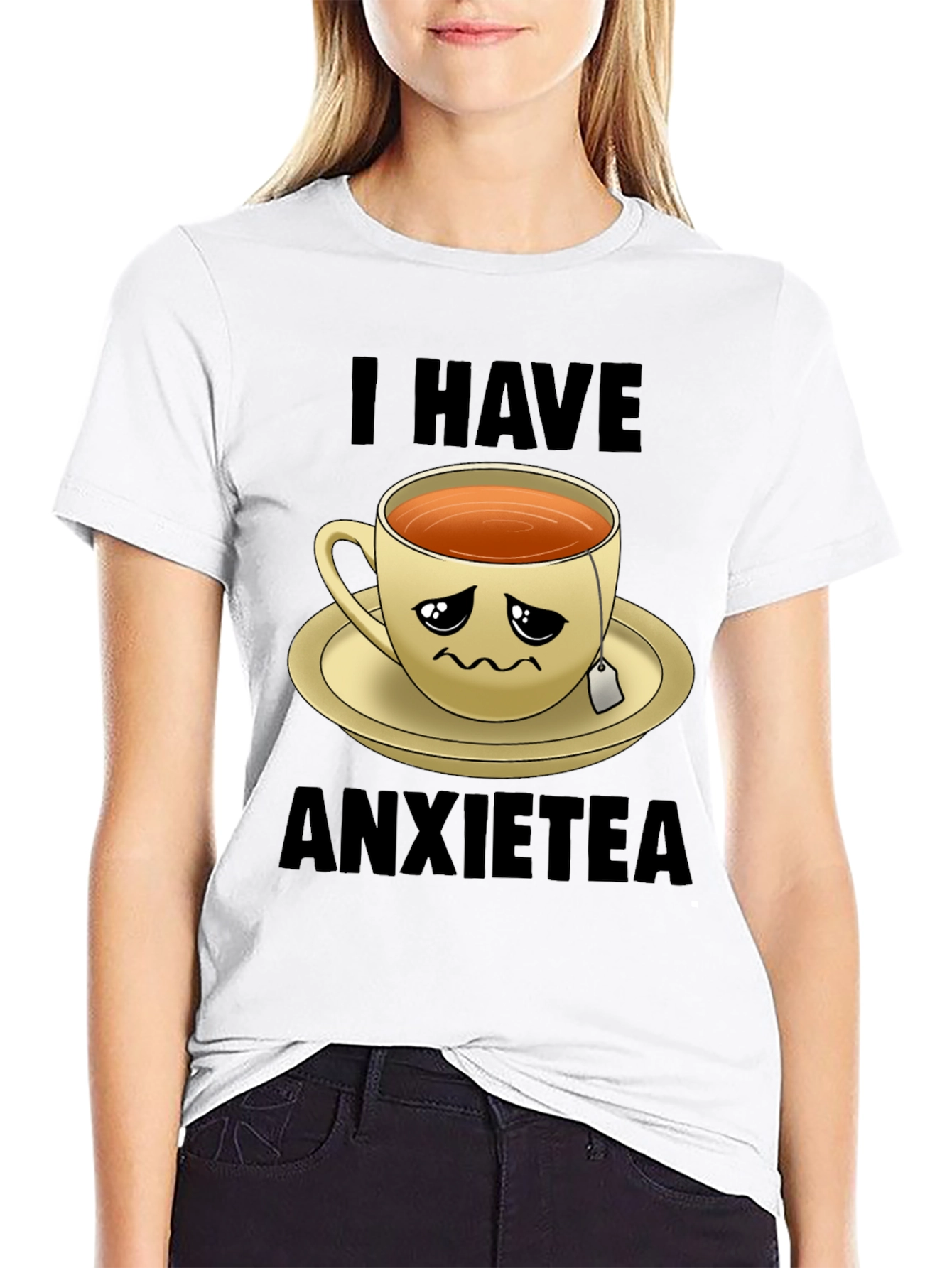 Anxietea T-Shirt - Funny Anxious Tea Lover Tee